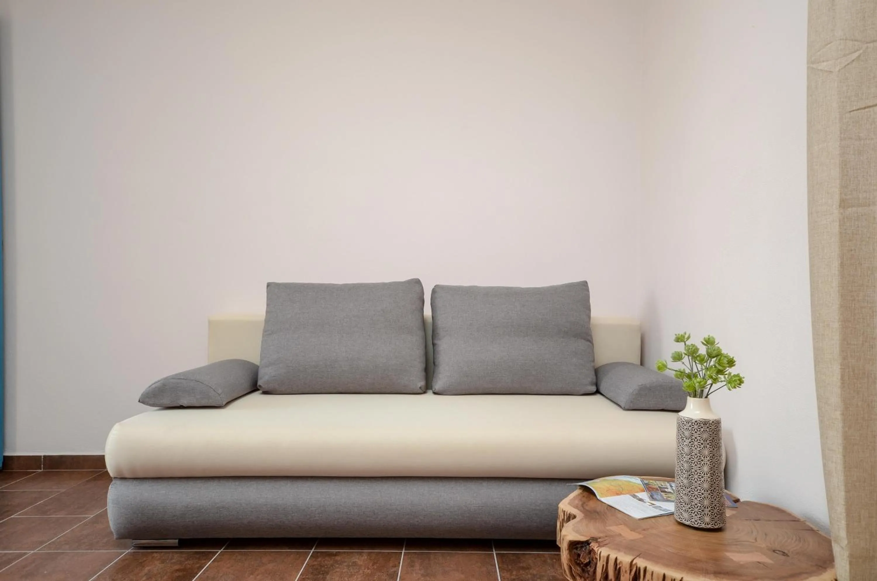 Living room in Asterias Studios