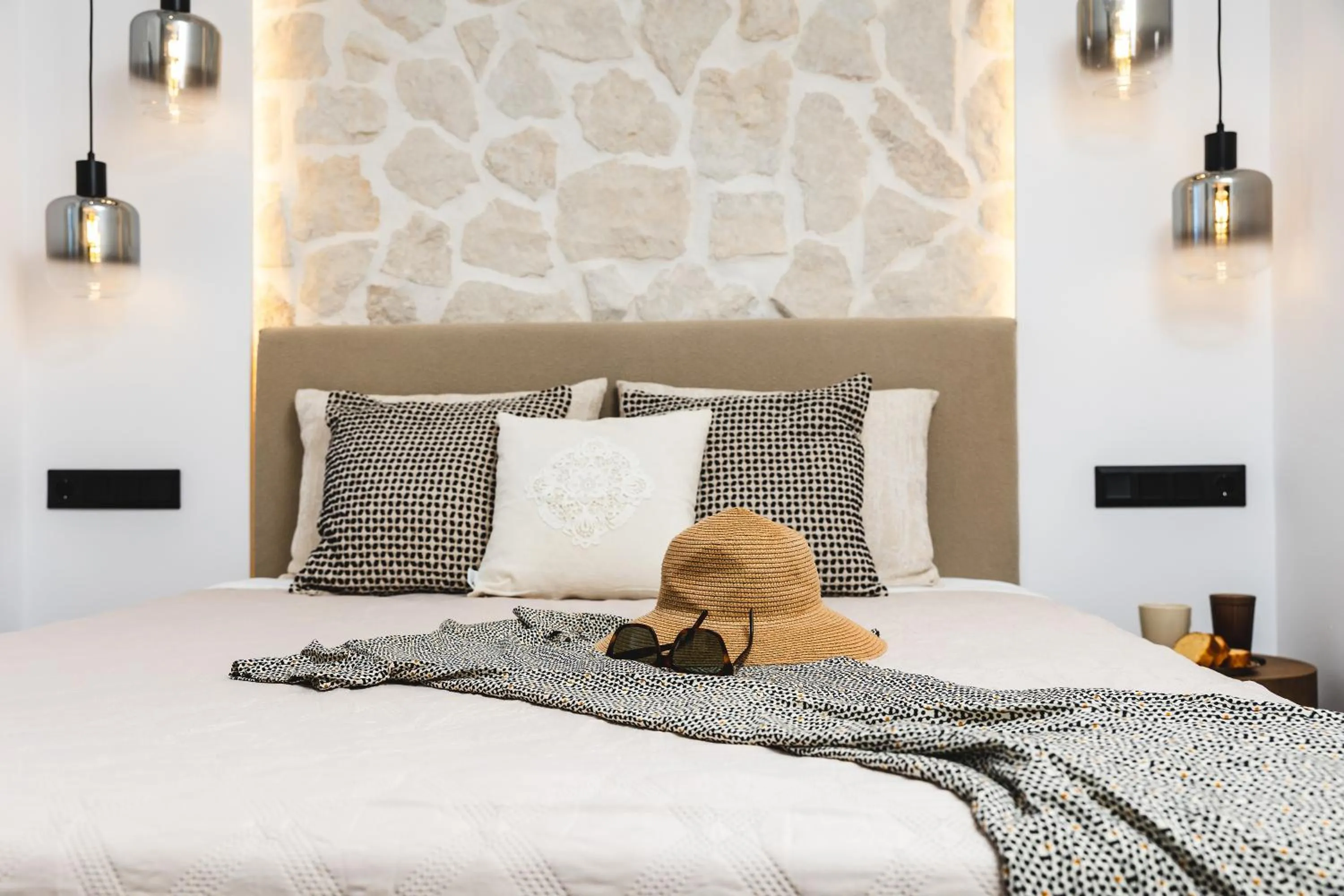 Bed in Asterias Studios