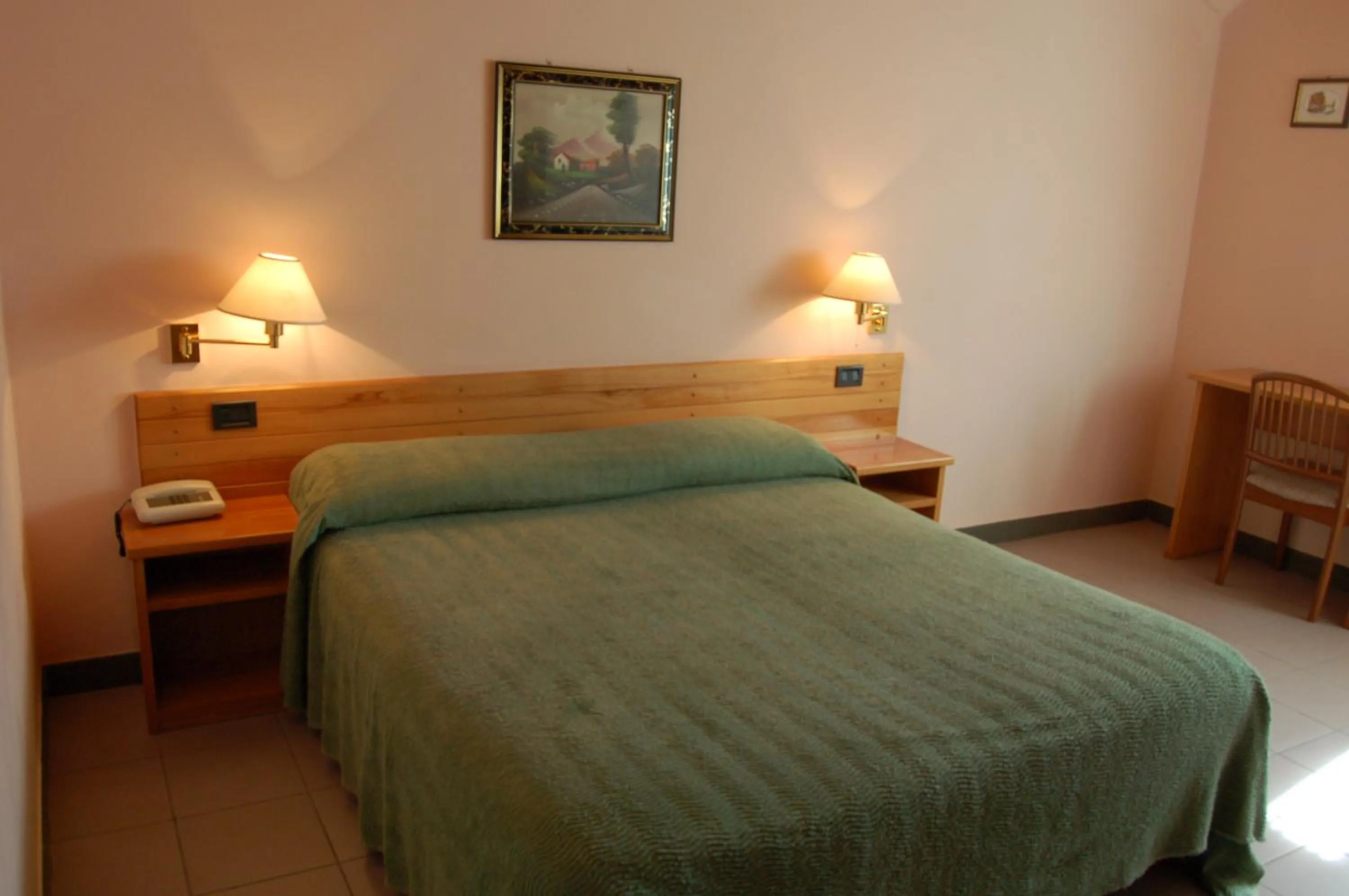 Bed in hotel lo sciatore