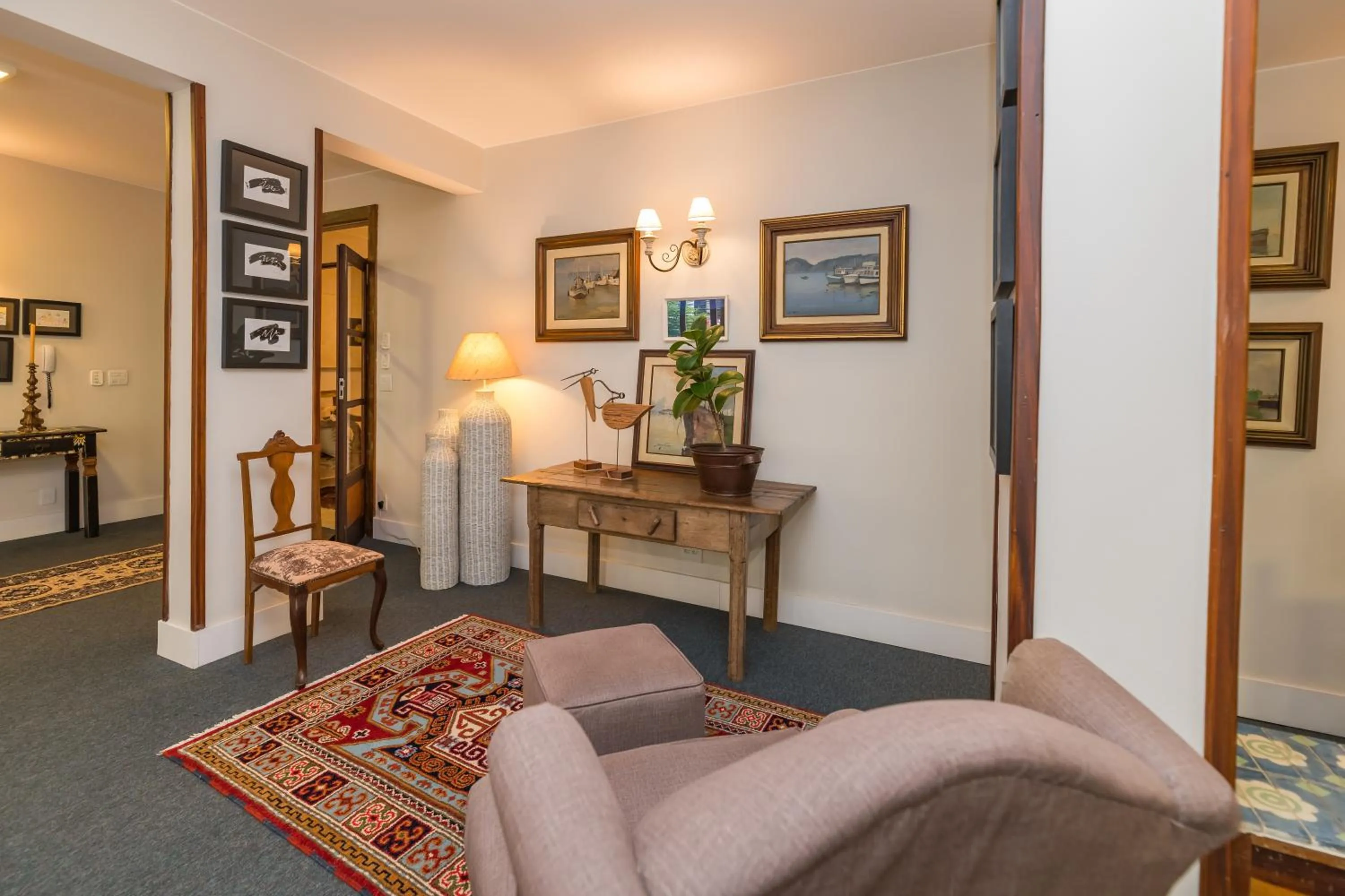 Communal lounge/ TV room in Hotel Fabris