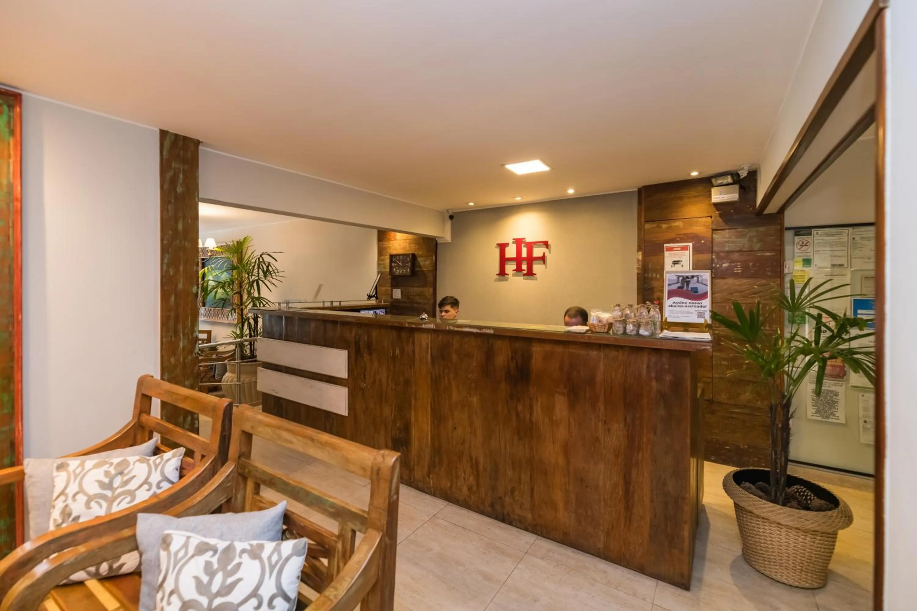 Lobby or reception in Hotel Fabris