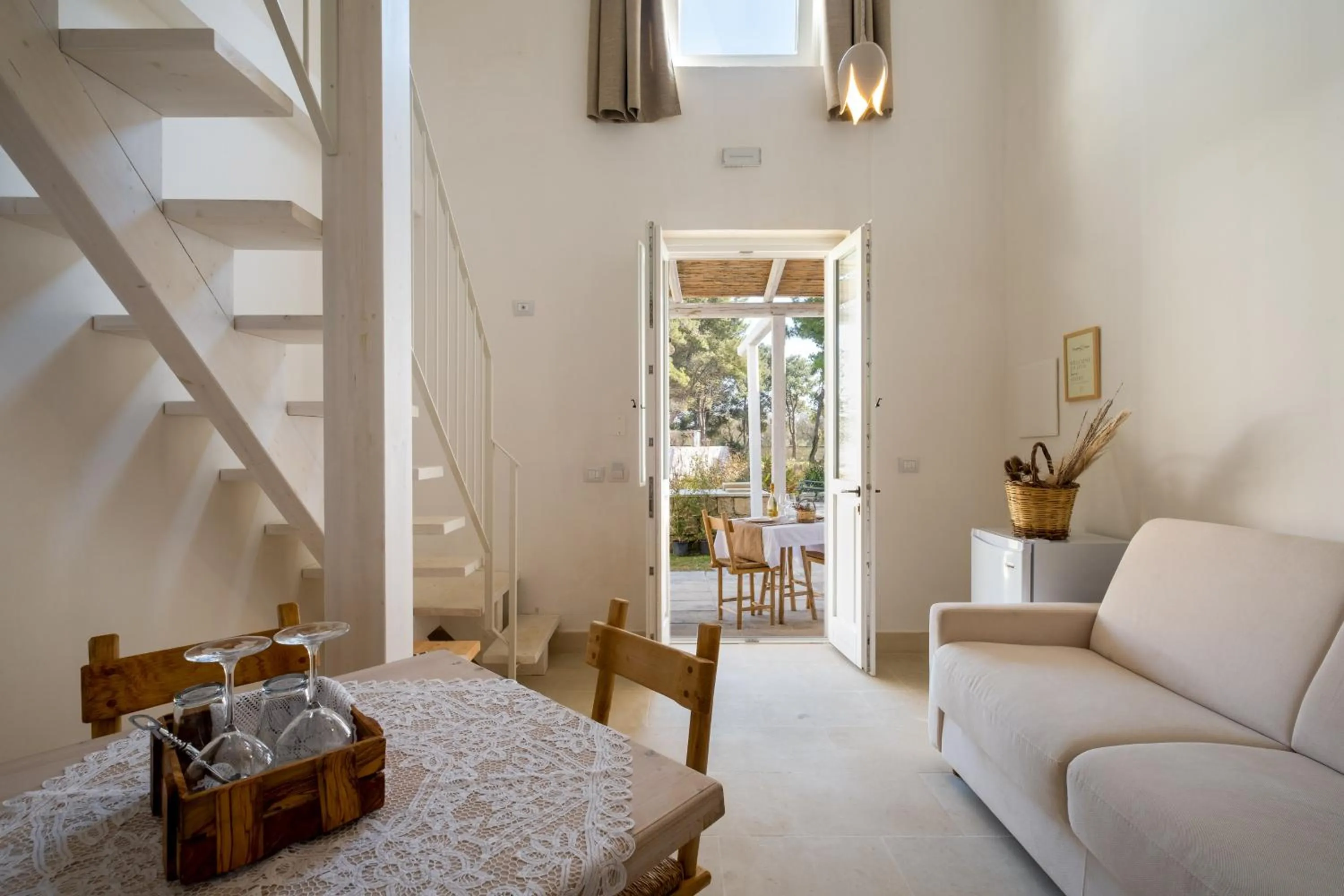 Living room in Masseria Rauccio
