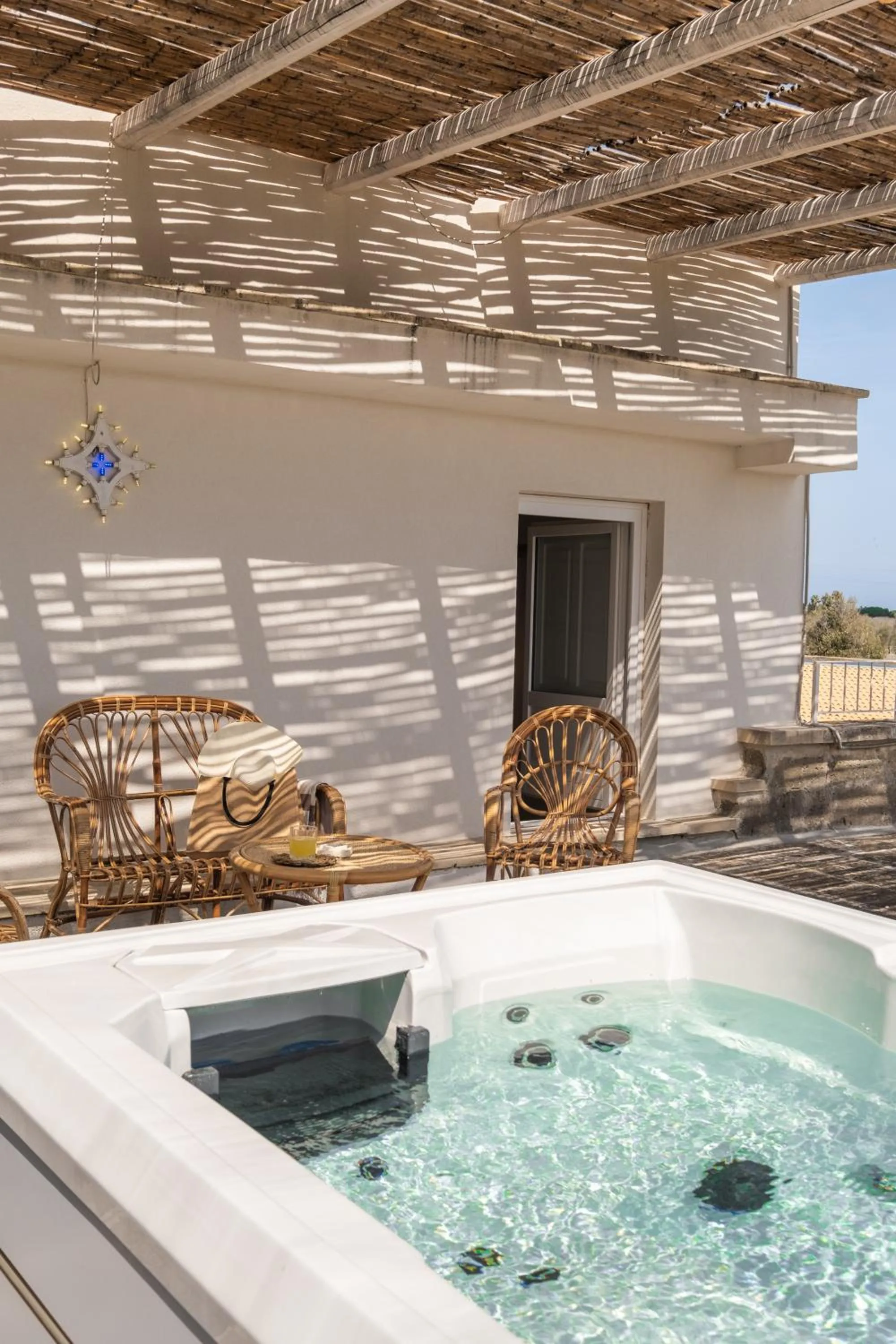 Decorative detail in Masseria Rauccio