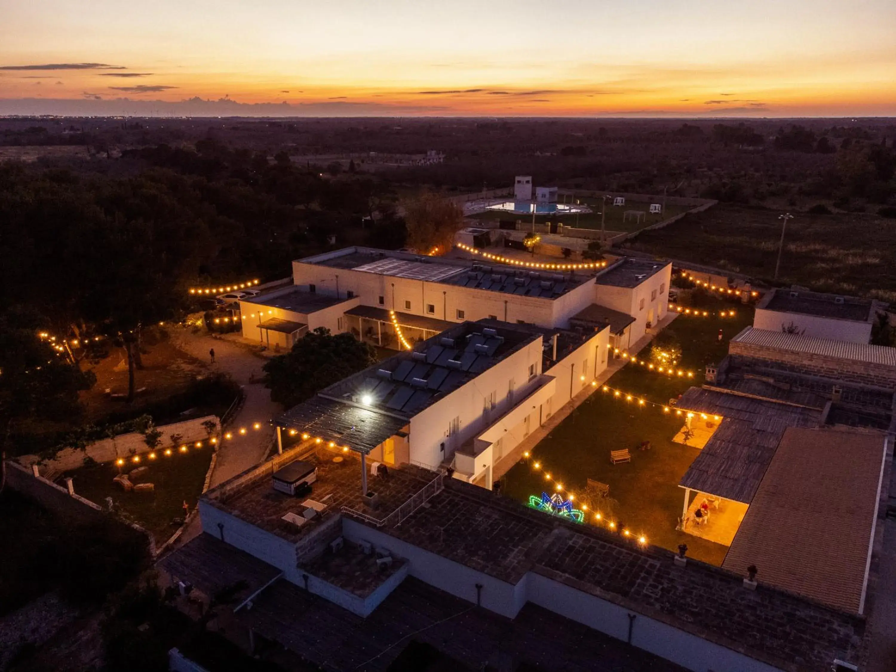 Bird's eye view in Masseria Rauccio Bird's eye view in Masseria Rauccio