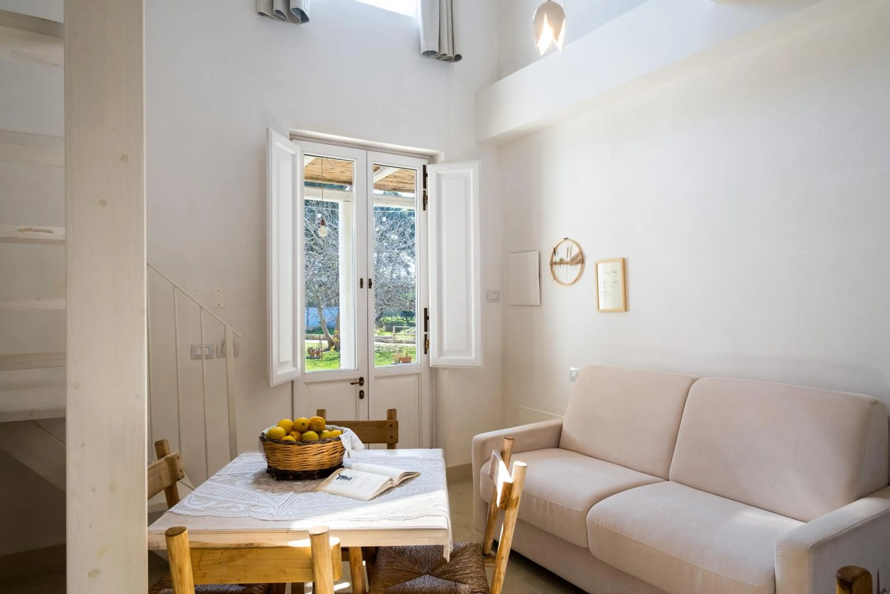 Living room in Masseria Rauccio