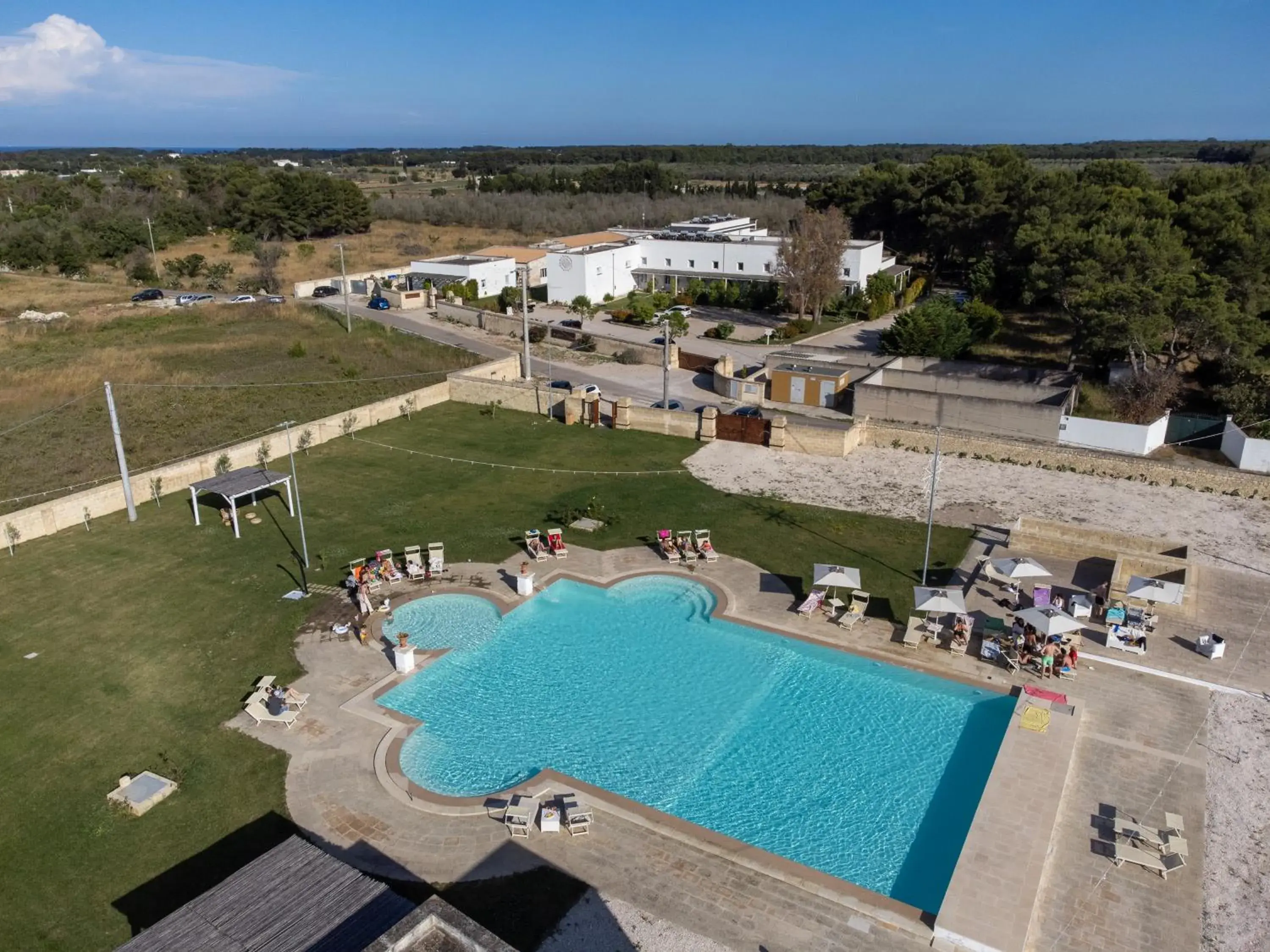 Swimming pool in Masseria Rauccio Swimming pool in Masseria Rauccio
