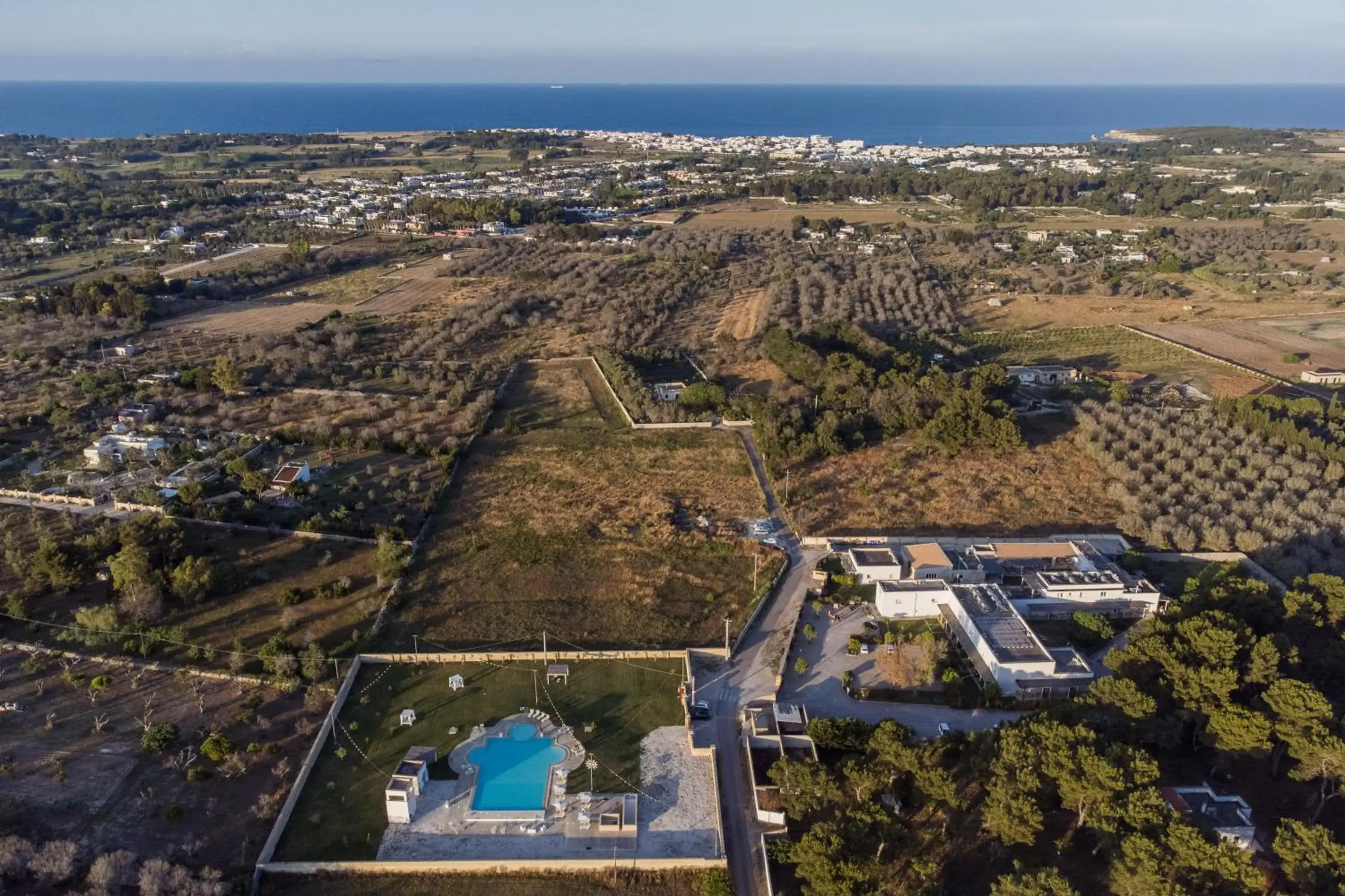 Bird's eye view in Masseria Rauccio Bird's eye view in Masseria Rauccio