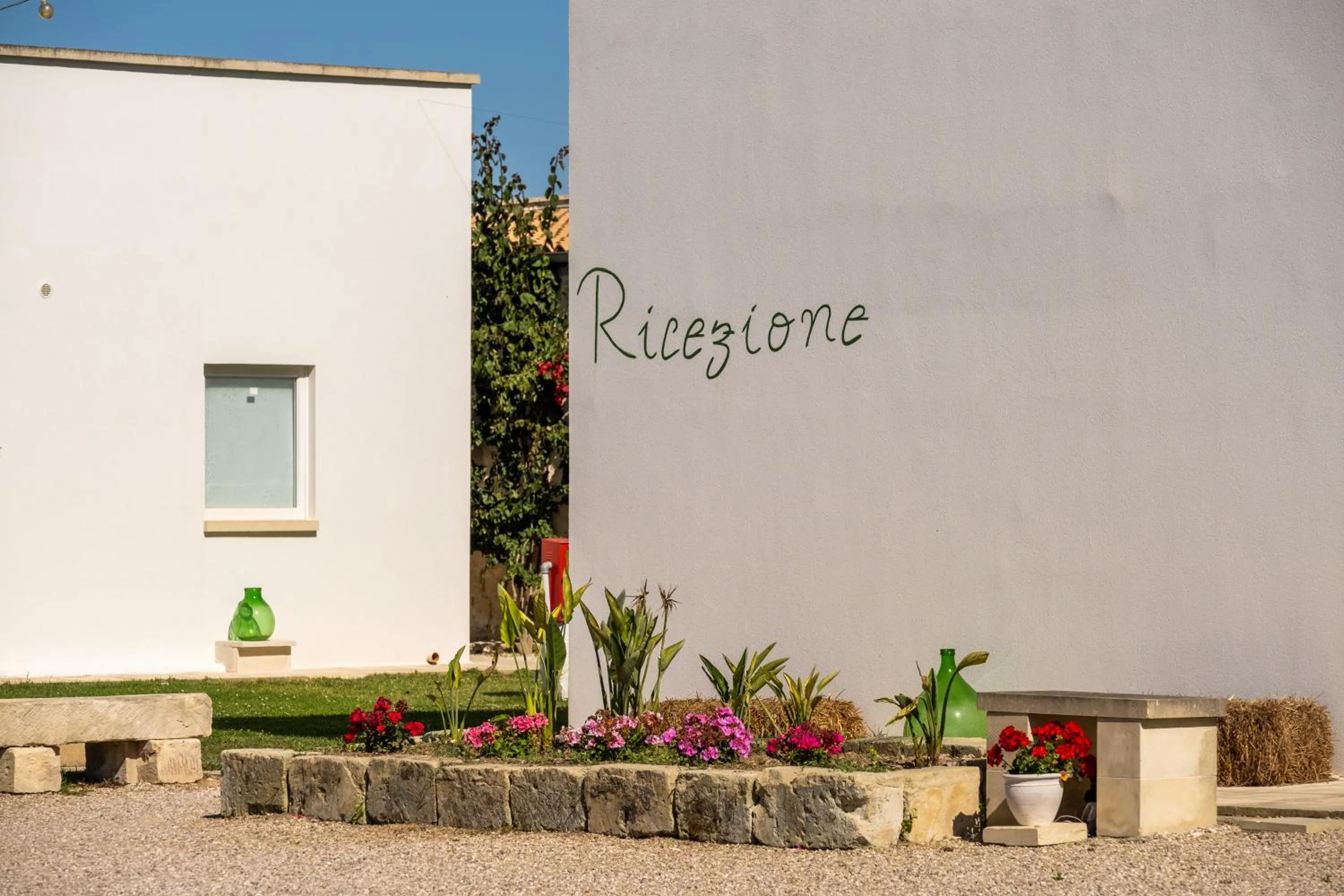 Decorative detail in Masseria Rauccio