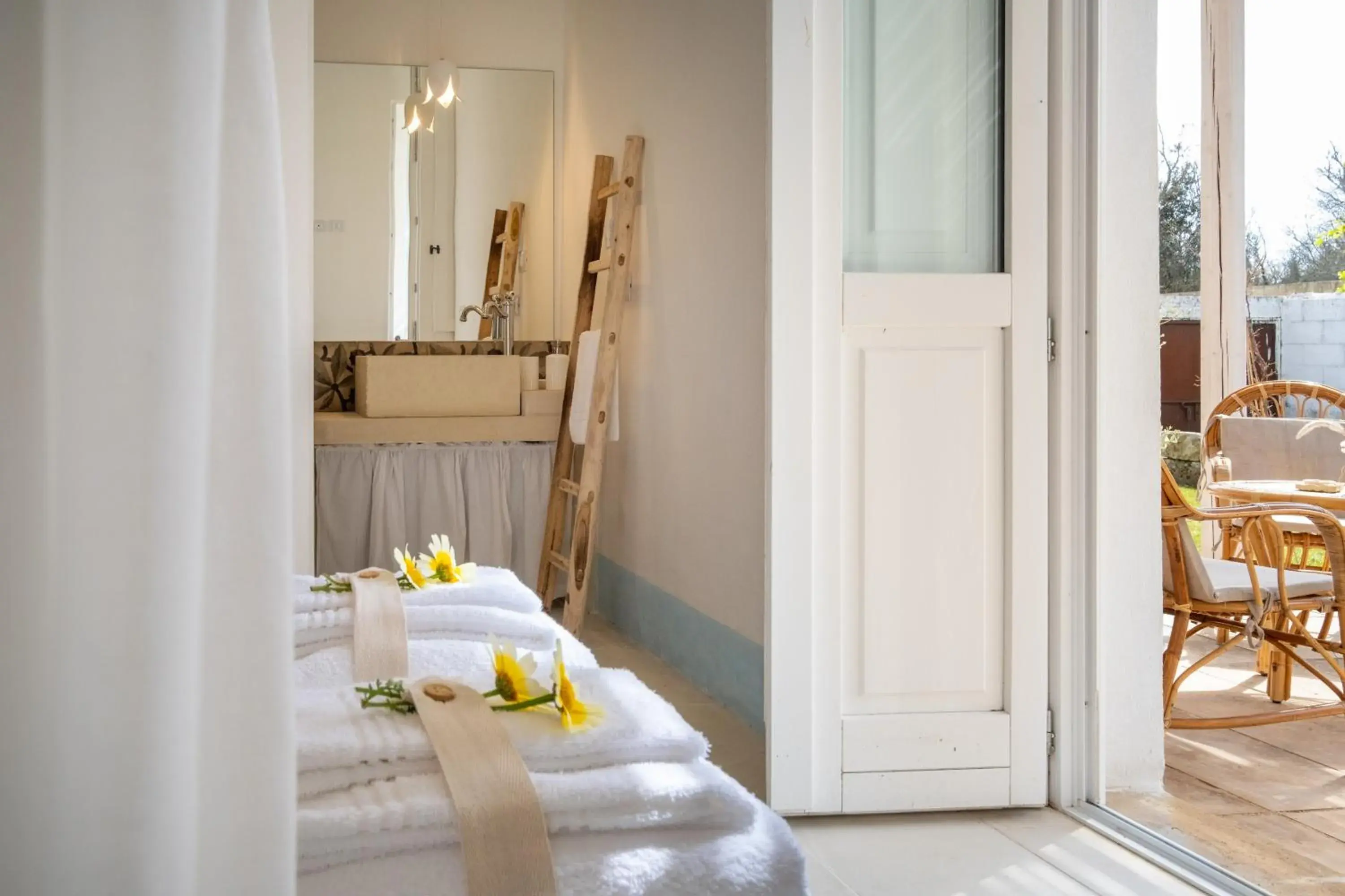 Bathroom in Masseria Rauccio Bathroom in Masseria Rauccio