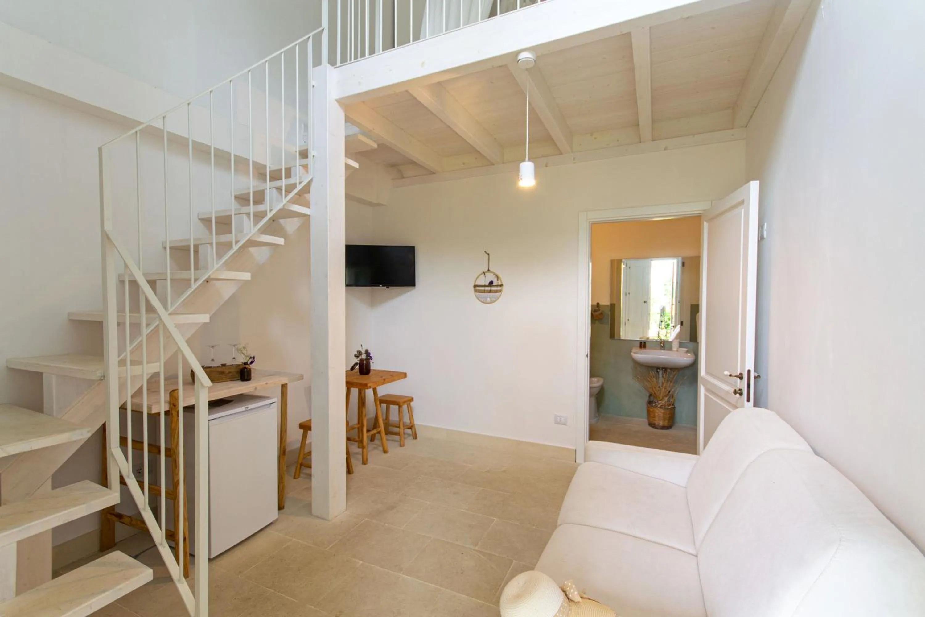 Living room in Masseria Rauccio