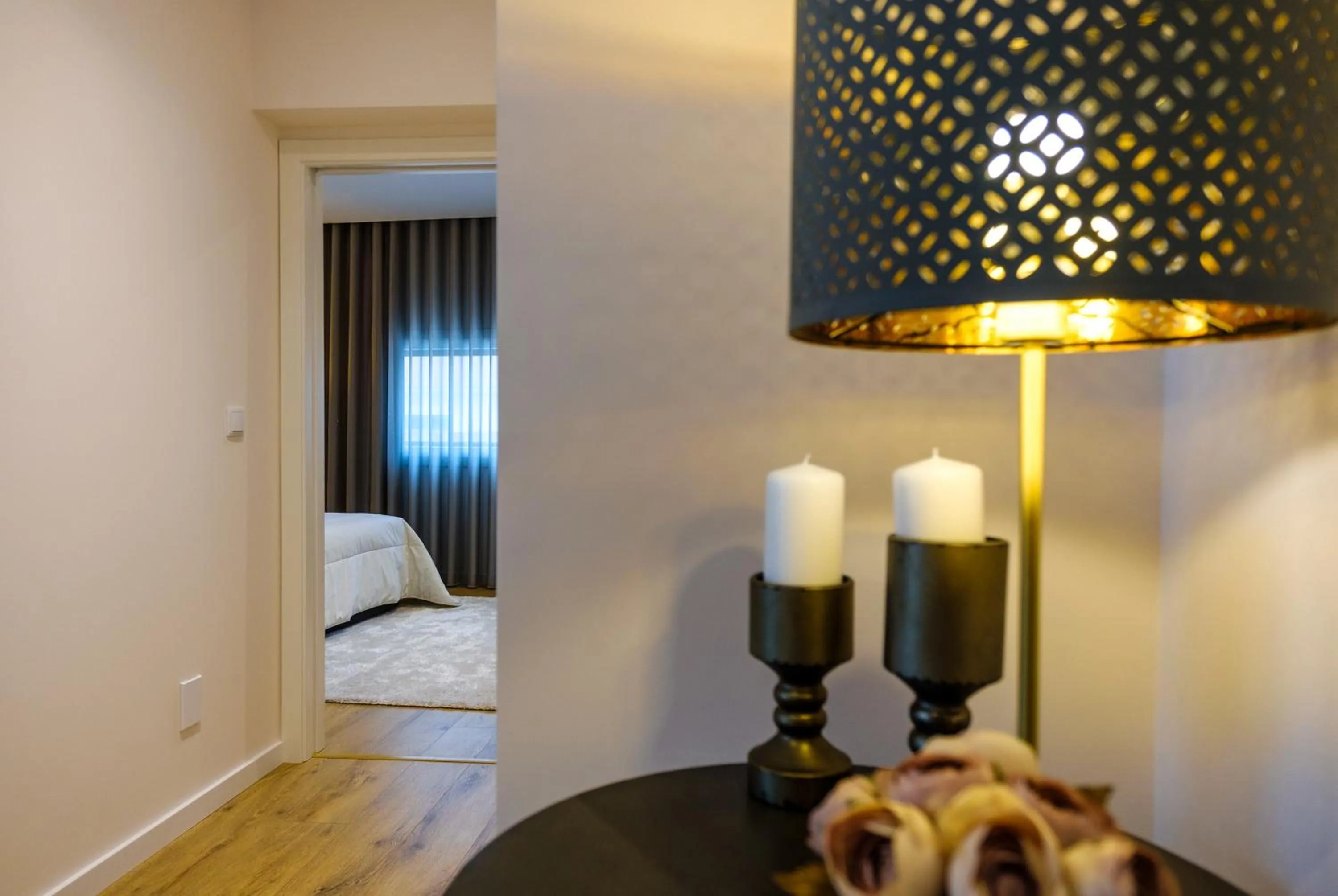 Living room, Bed in Rito Hall da Serra