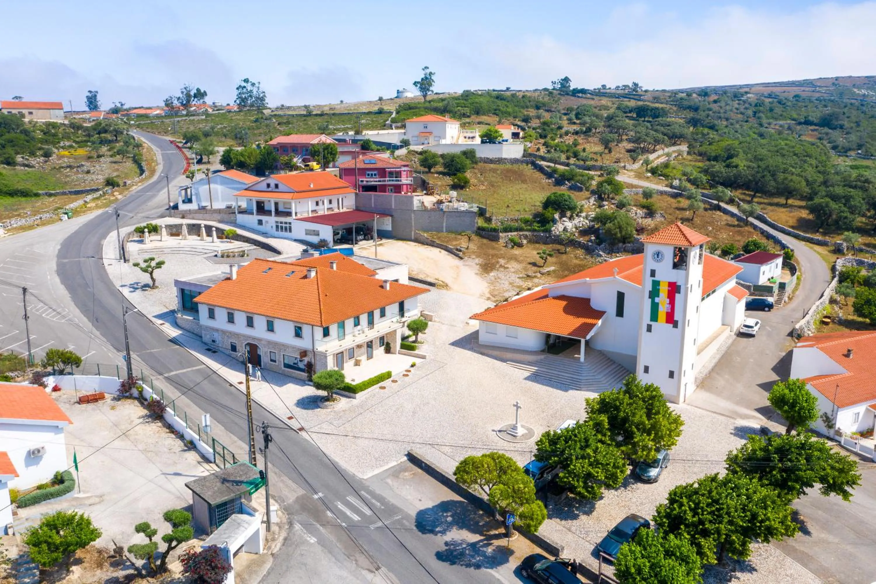 Bird's eye view in Rito Hall da Serra