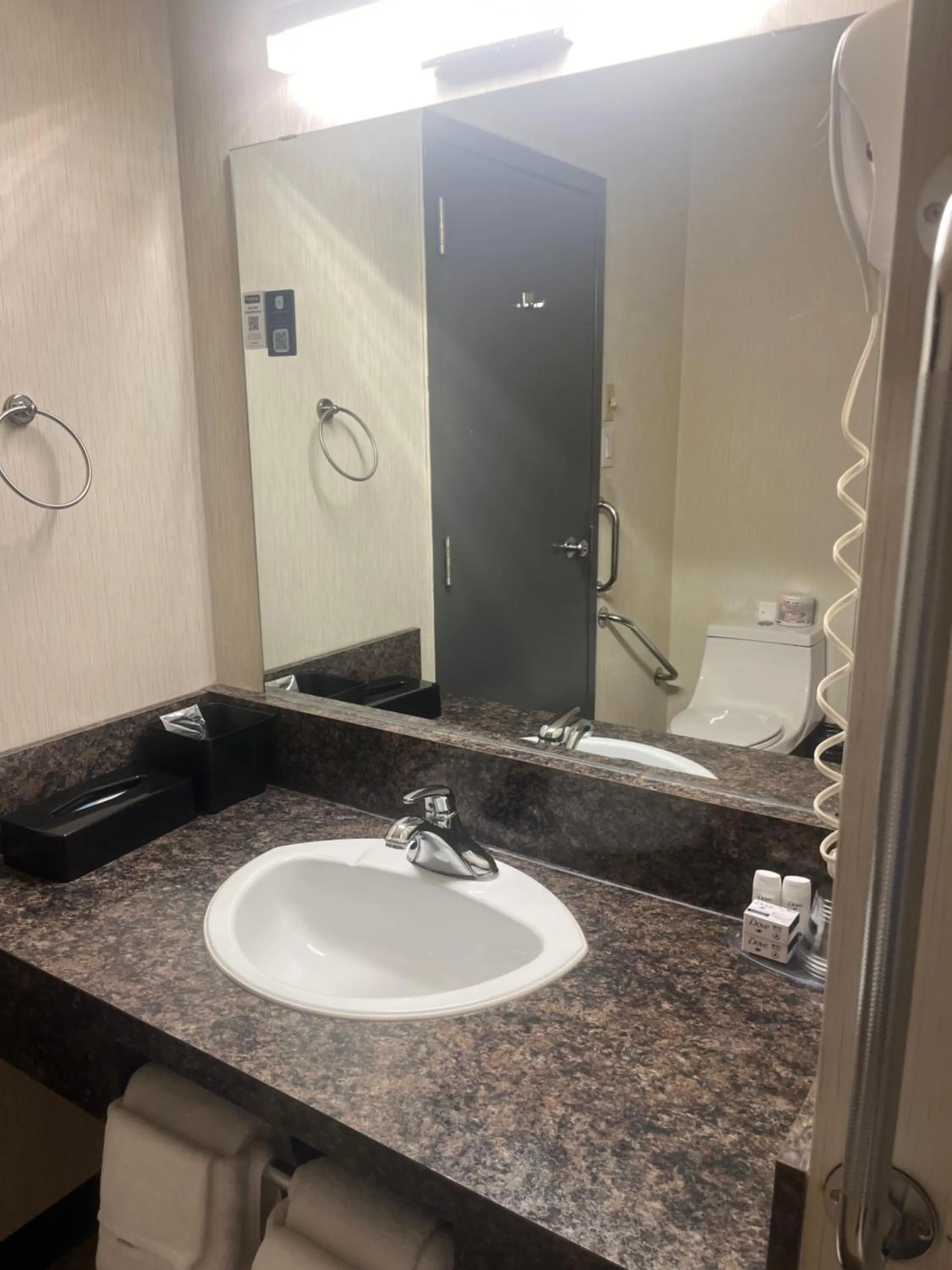 Bathroom in Travelodge by Wyndham Brandon