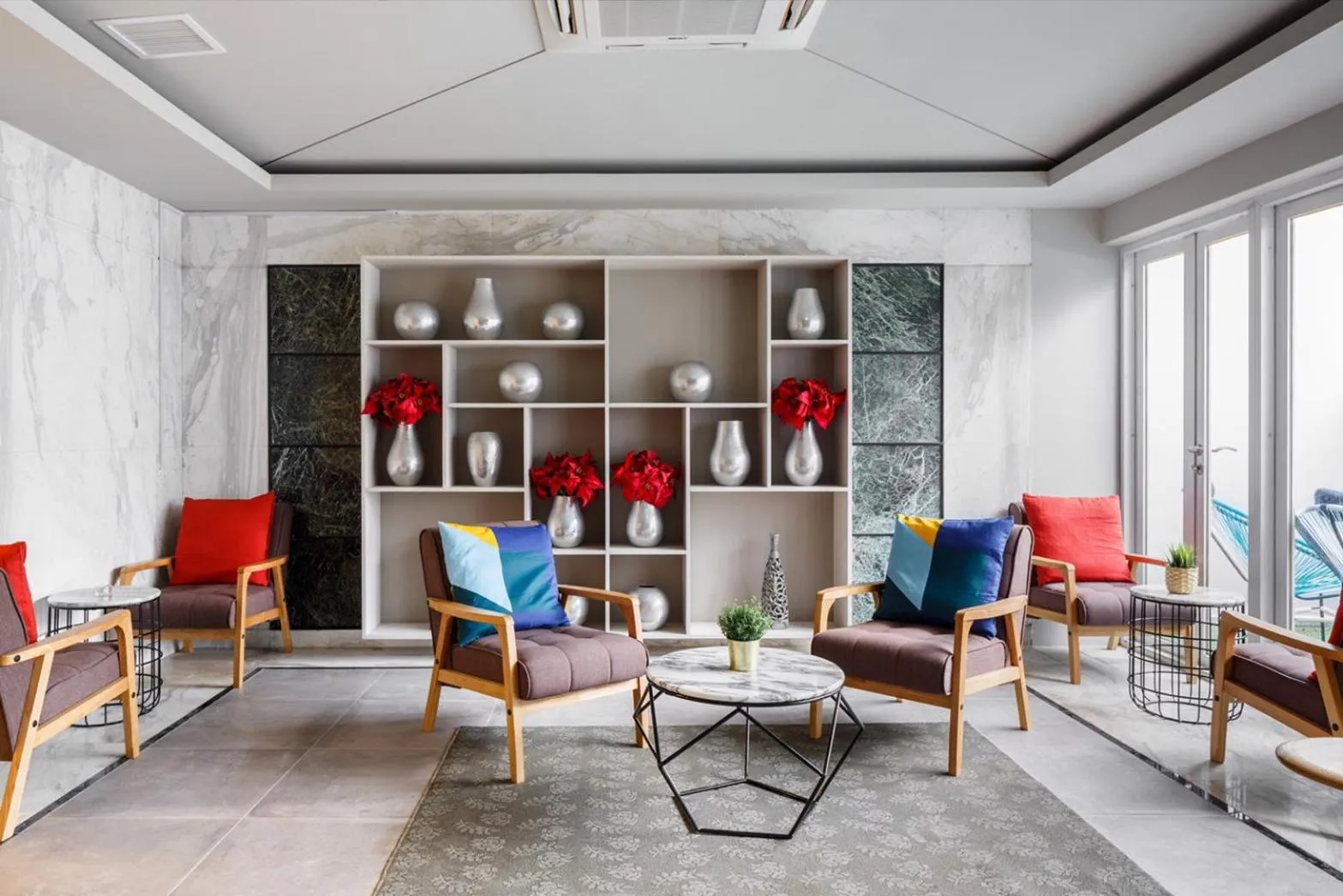 Living room in Circular House