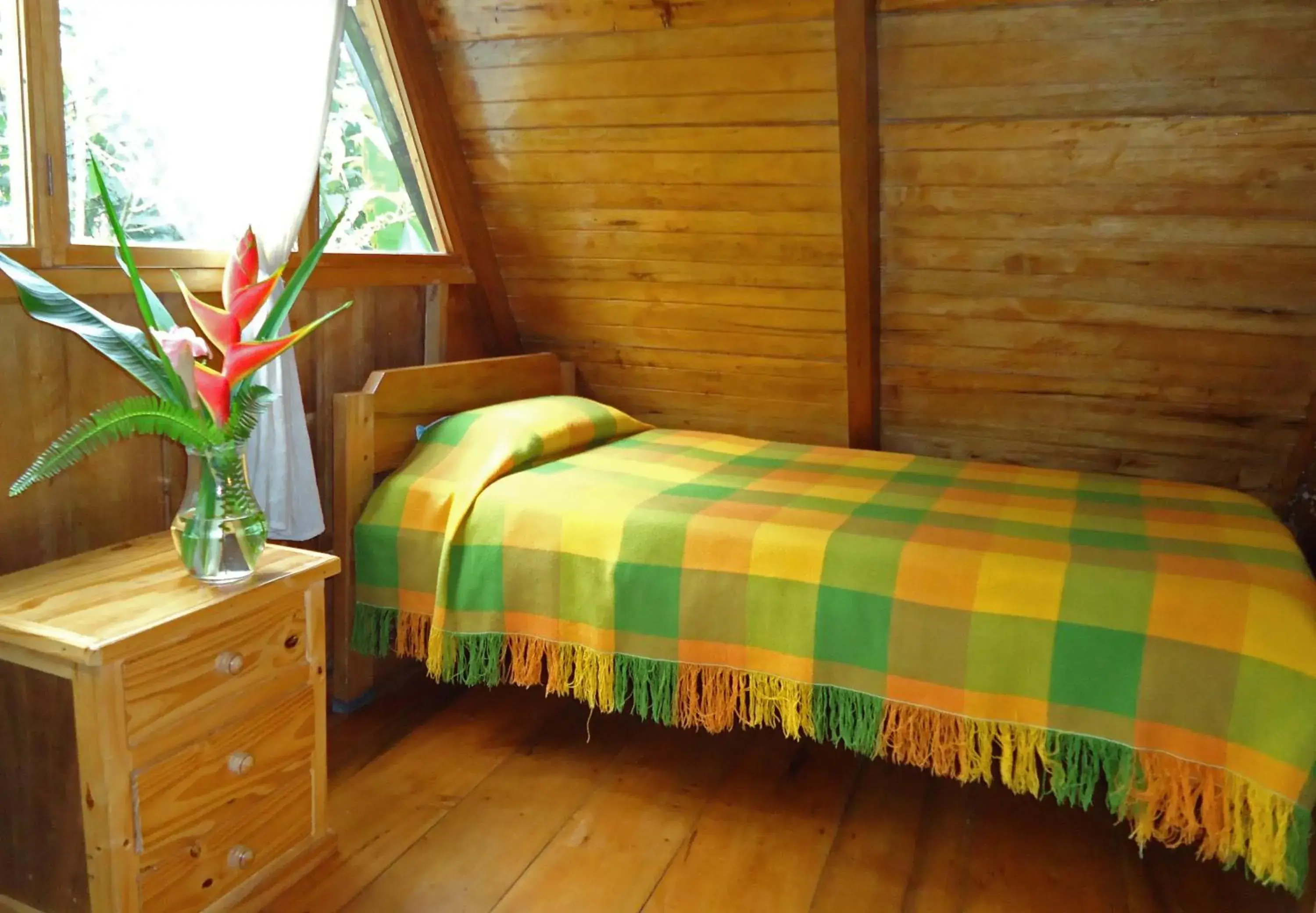 Economy Twin Room with Shared Bathroom - single occupancy in Cabañas Armonía y Jardín de Orquídeas Economy Twin Room with Shared Bathroom - single occupancy in Cabañas Armonía y Jardín de Orquídeas