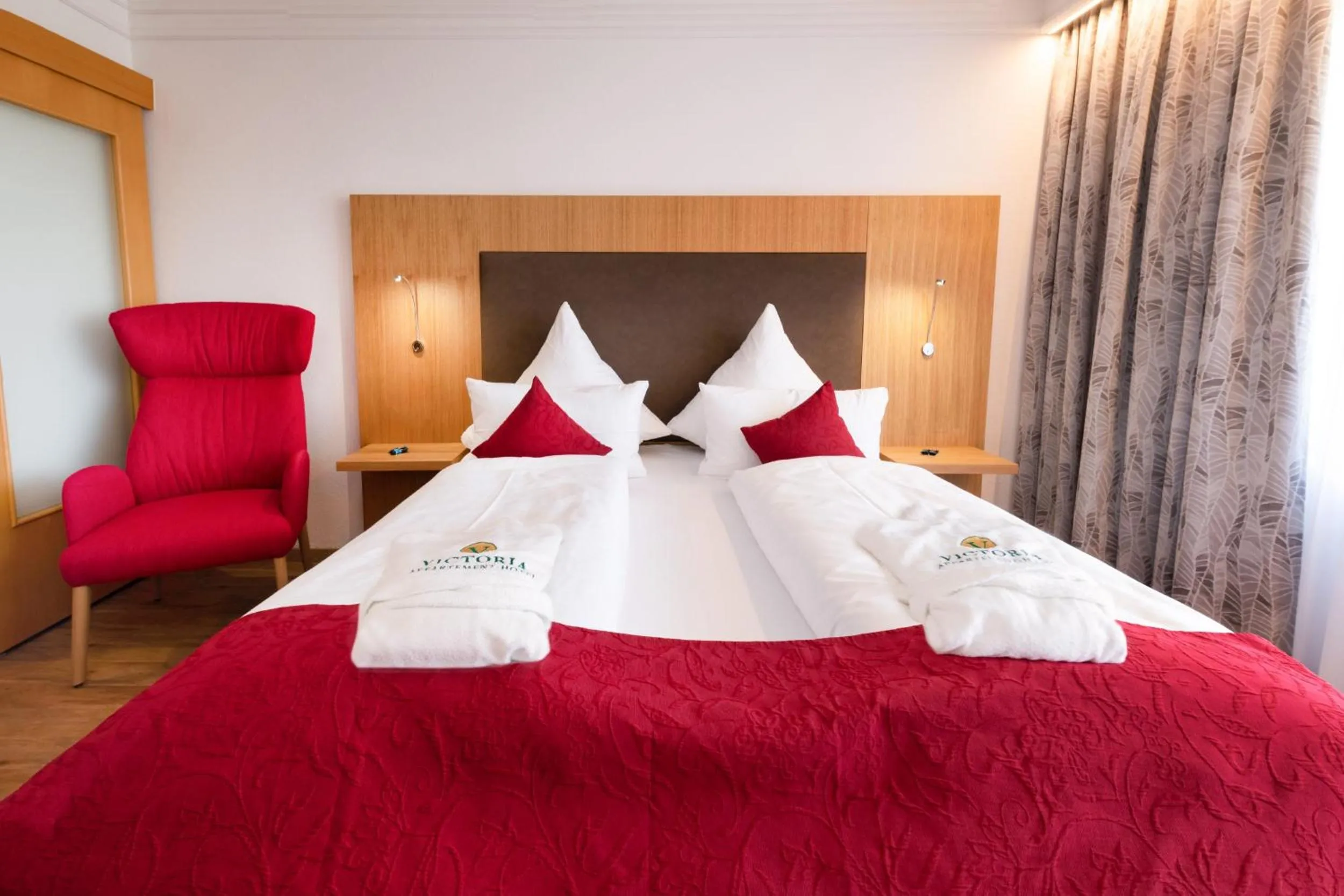 Bed in Appartment Hotel Victoria