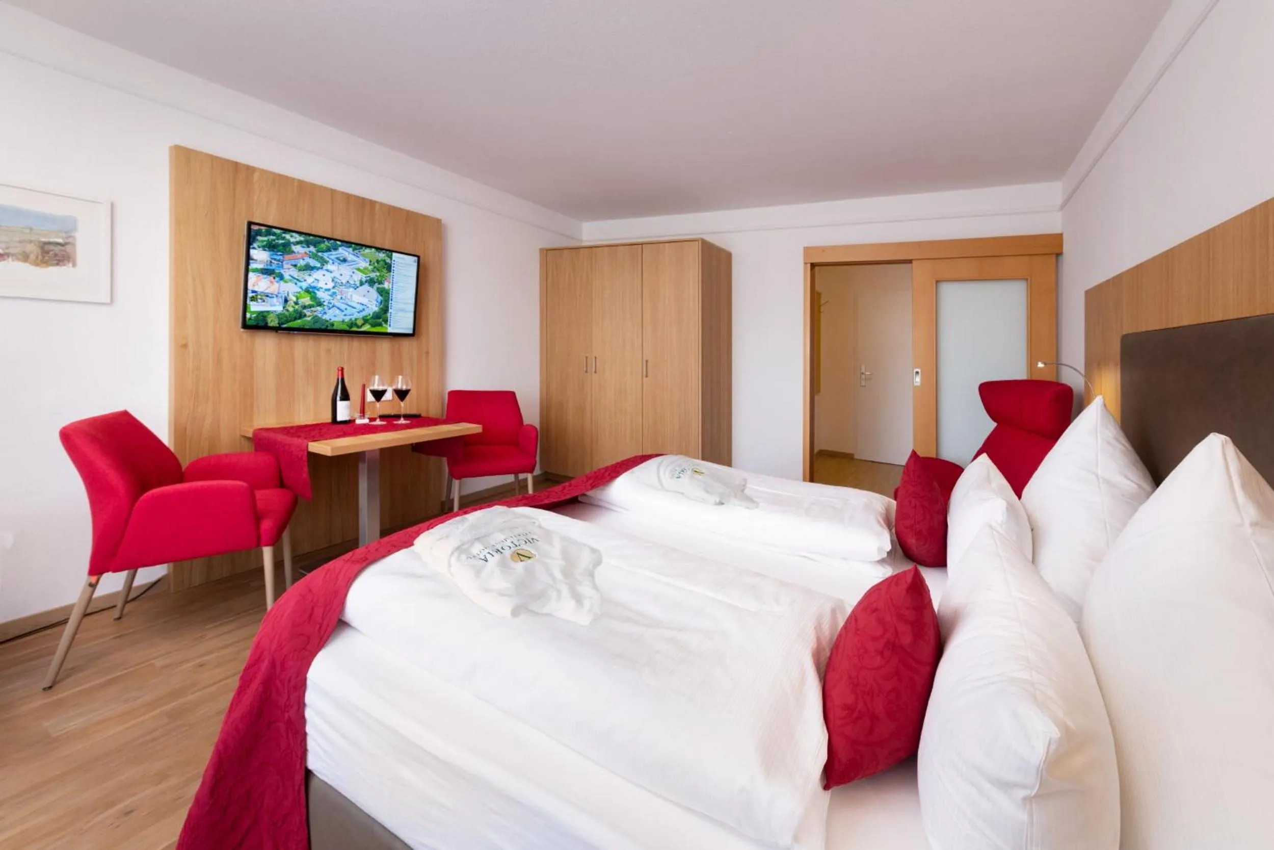 Bed in Appartment Hotel Victoria