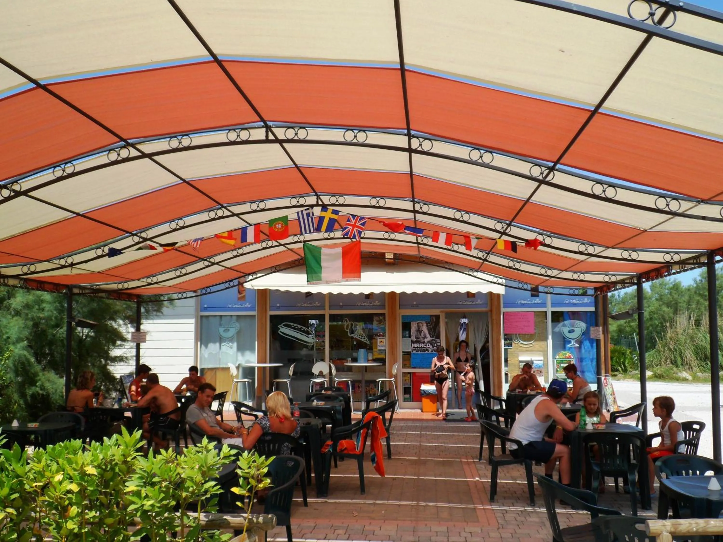 Patio in New Camping Le Tamerici