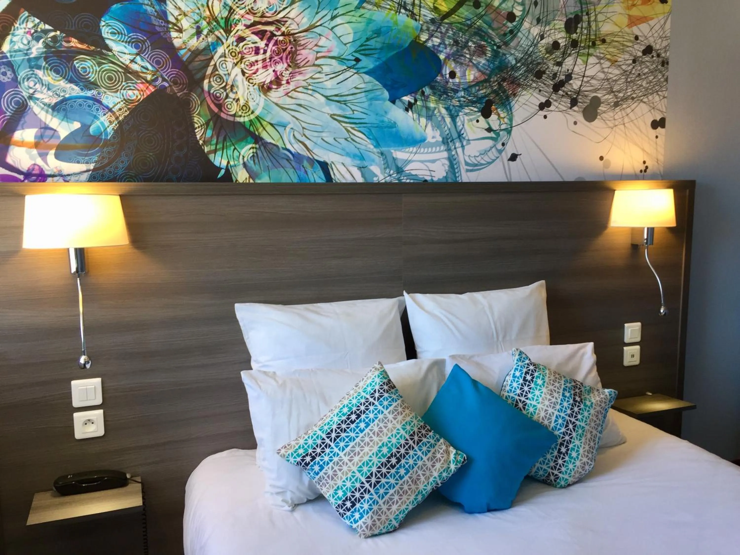 Bed in Hôtel de L'Avenue