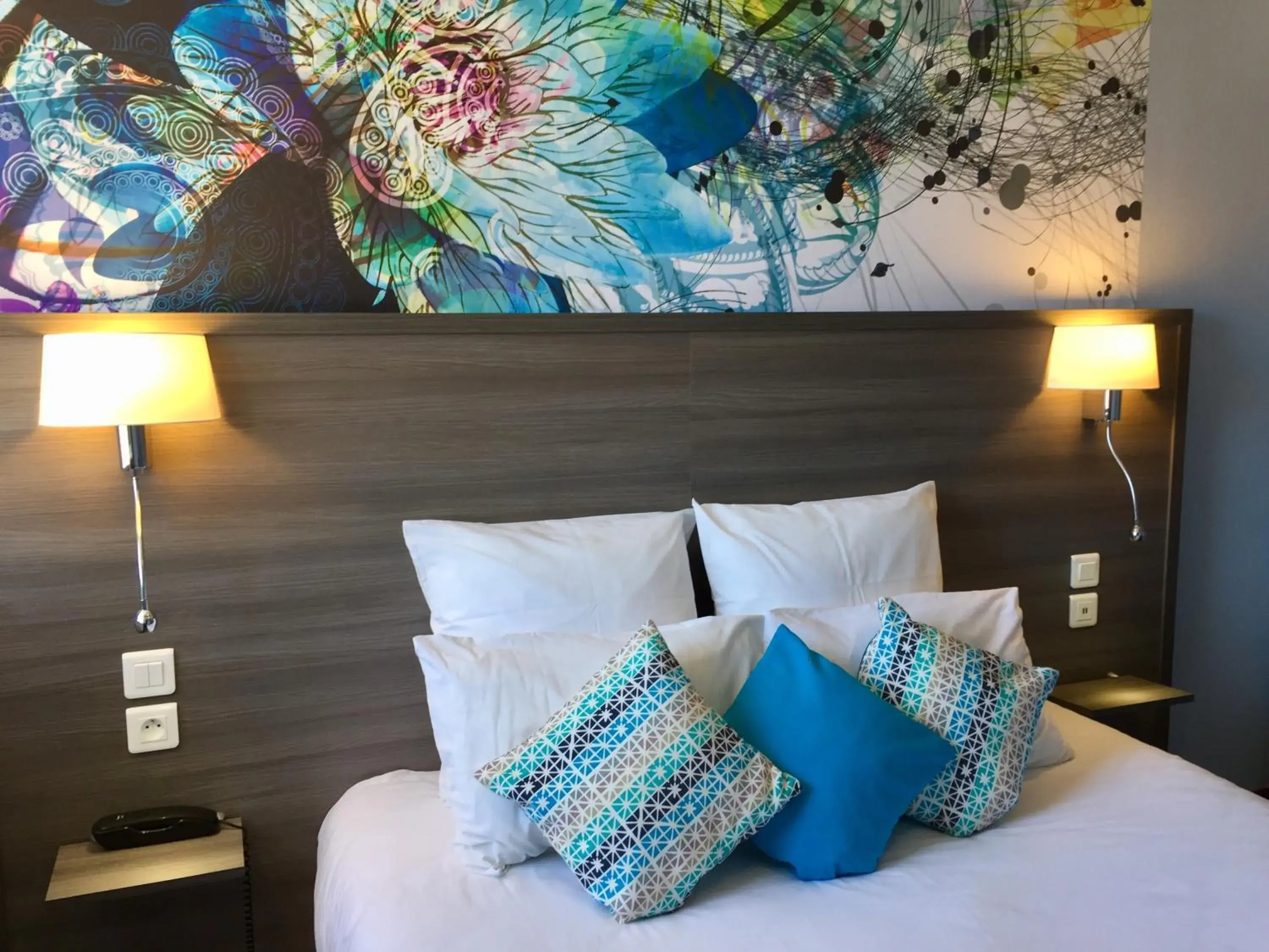 Bed in Hôtel de L'Avenue Bed in Hôtel de L'Avenue