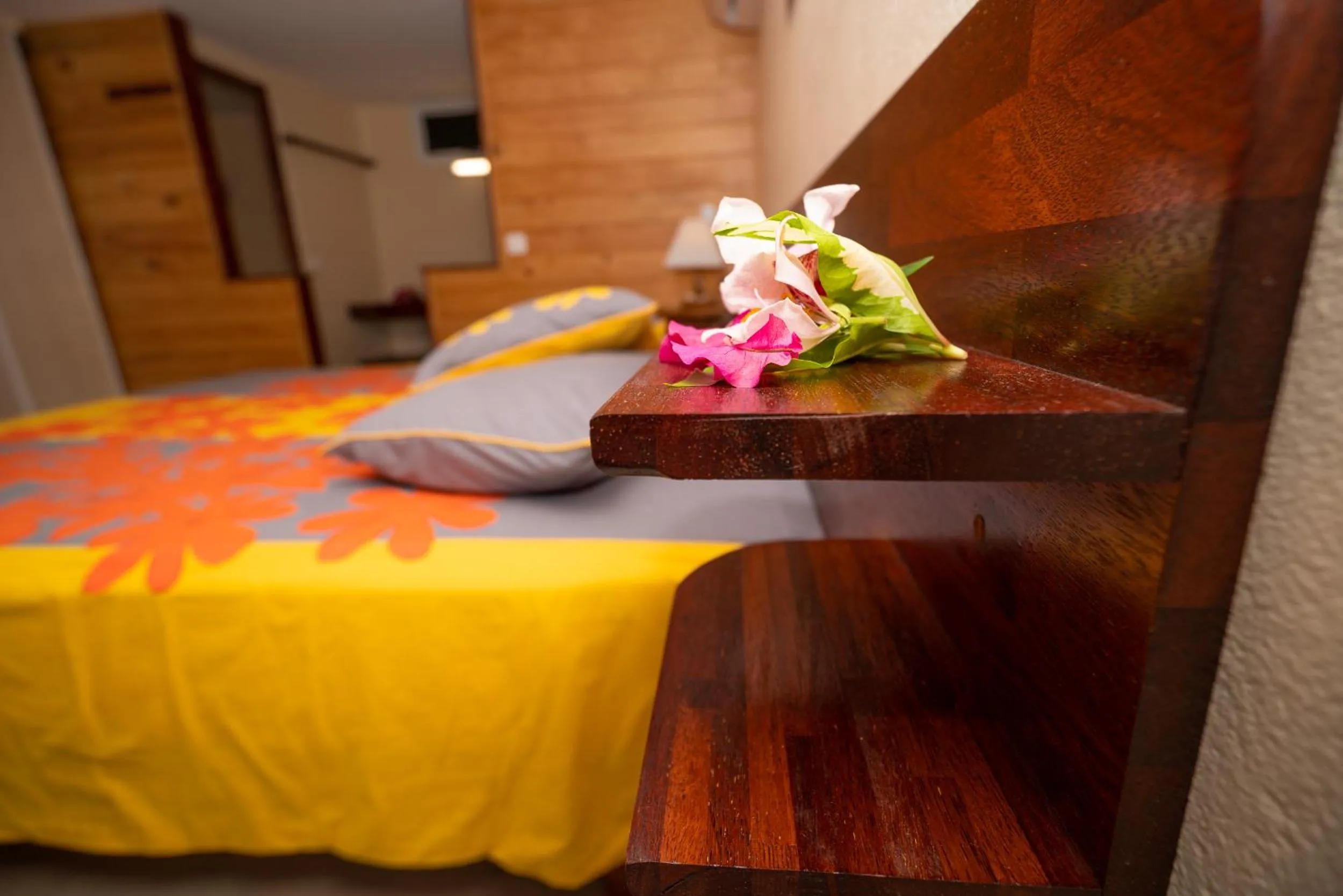 Bed in BORA BORA HOLIDAY'S LODGE