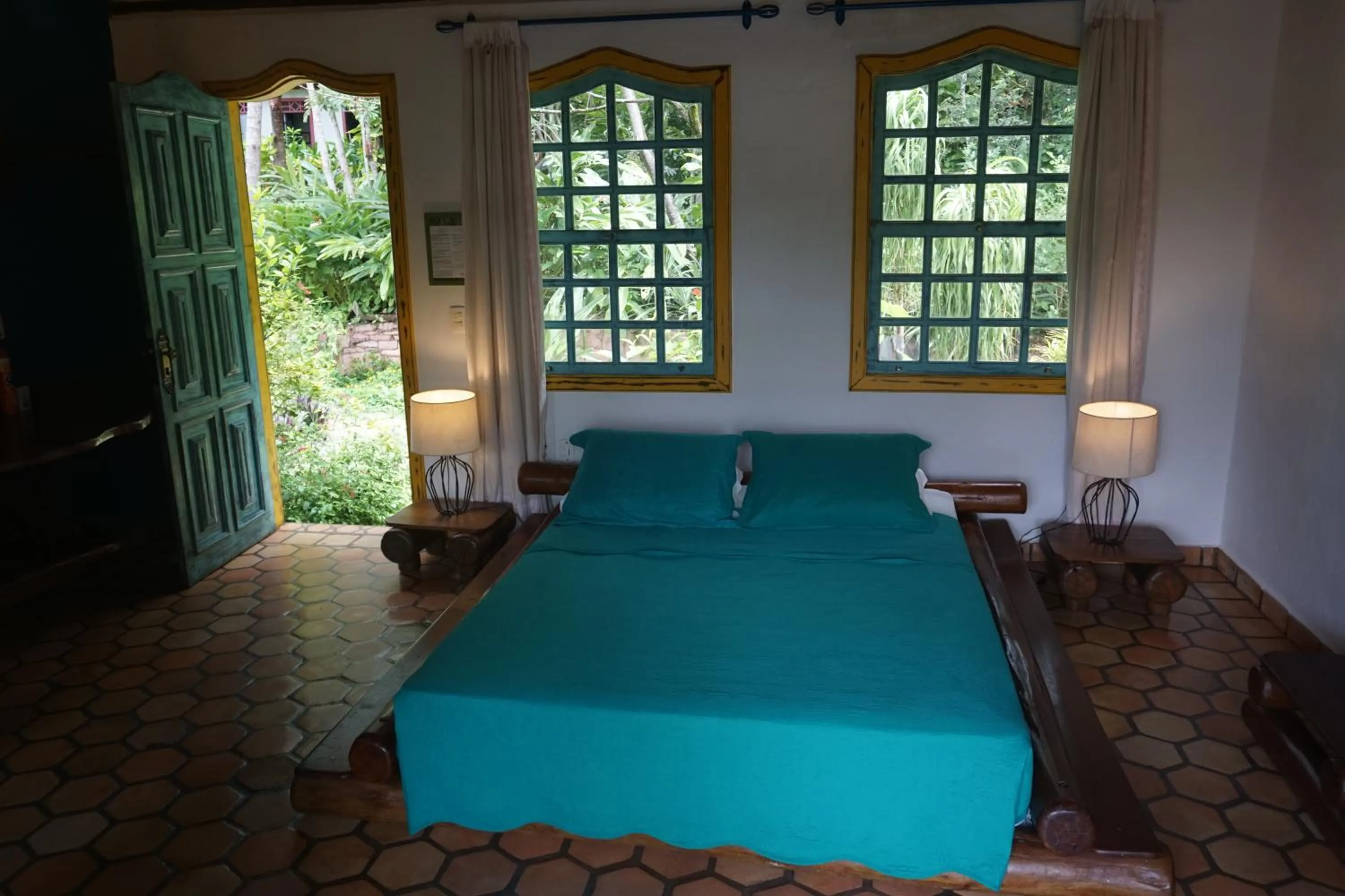 Bed in Pousada Vila Serrano