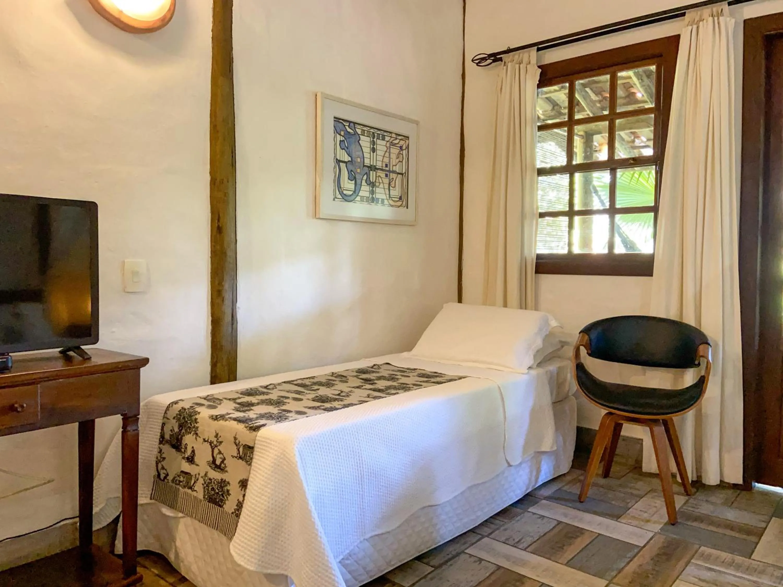 Bed in Pousada Vila Serrano