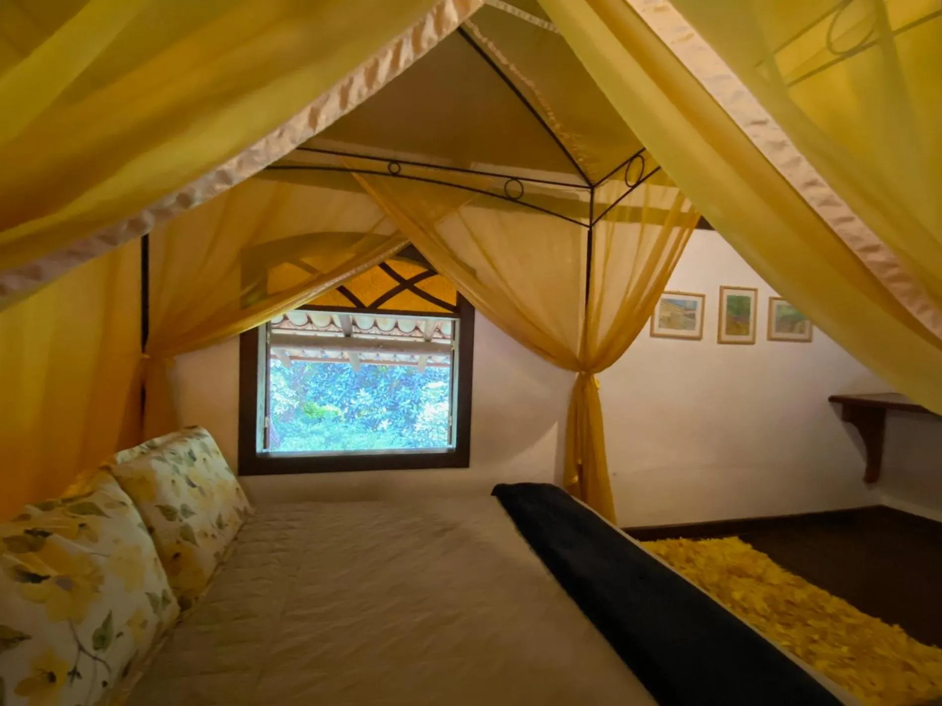 Bed in Pousada Vila Serrano