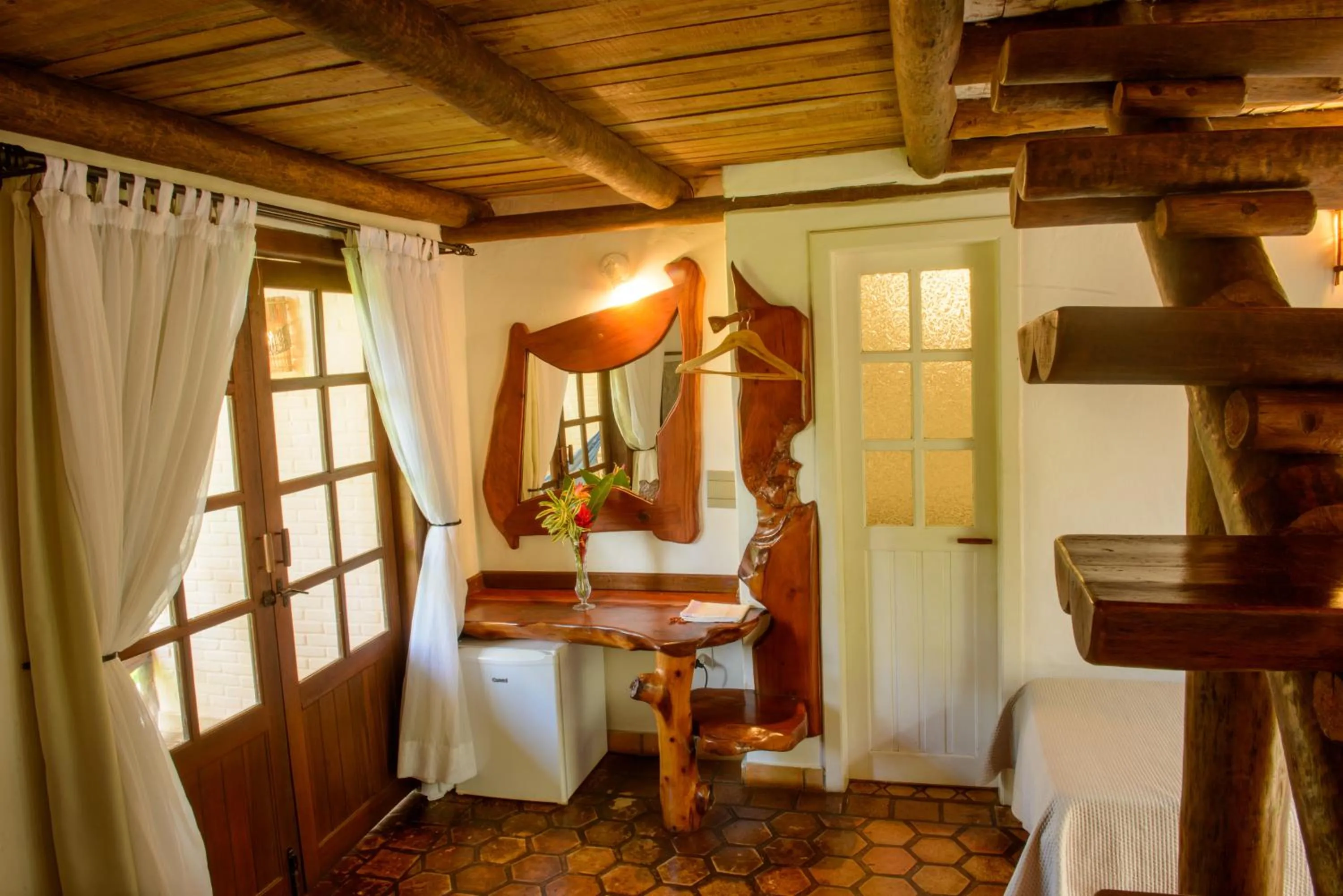 Bed in Pousada Vila Serrano