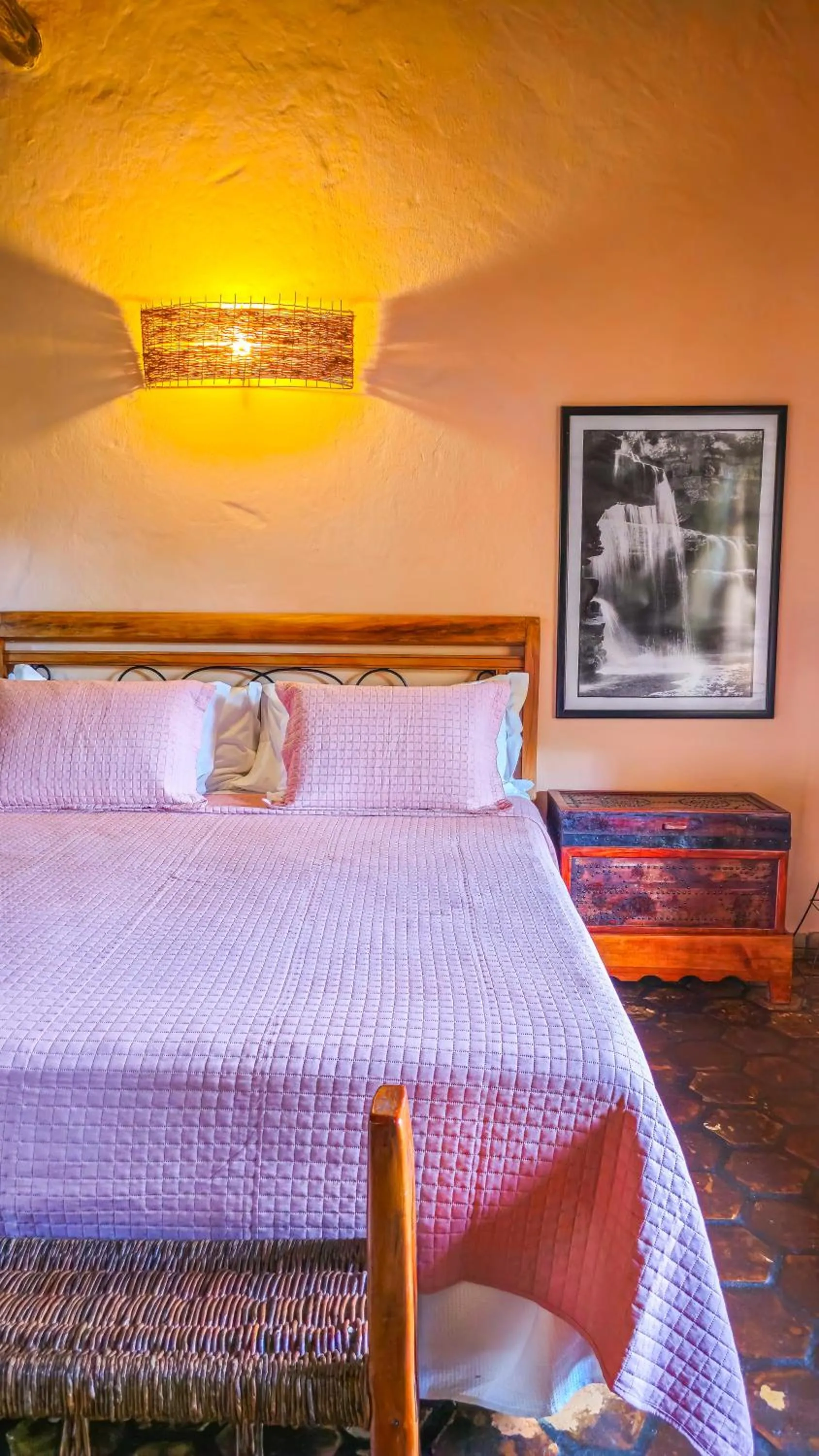 Bed in Pousada Vila Serrano