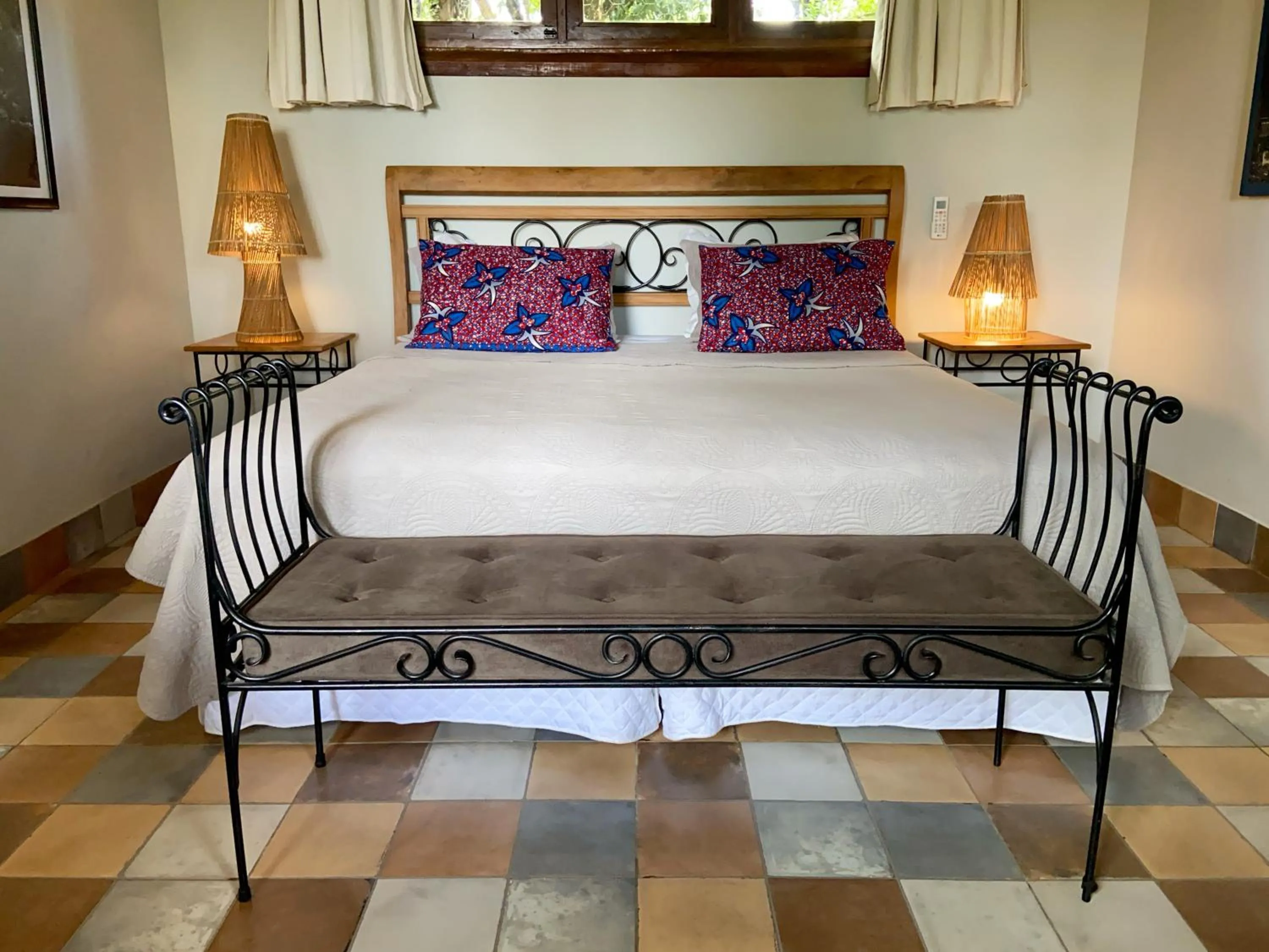 Bed in Pousada Vila Serrano