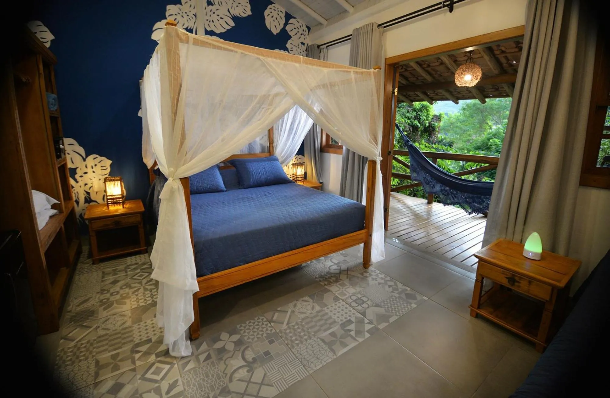 Bed in Pousada Vila Serrano
