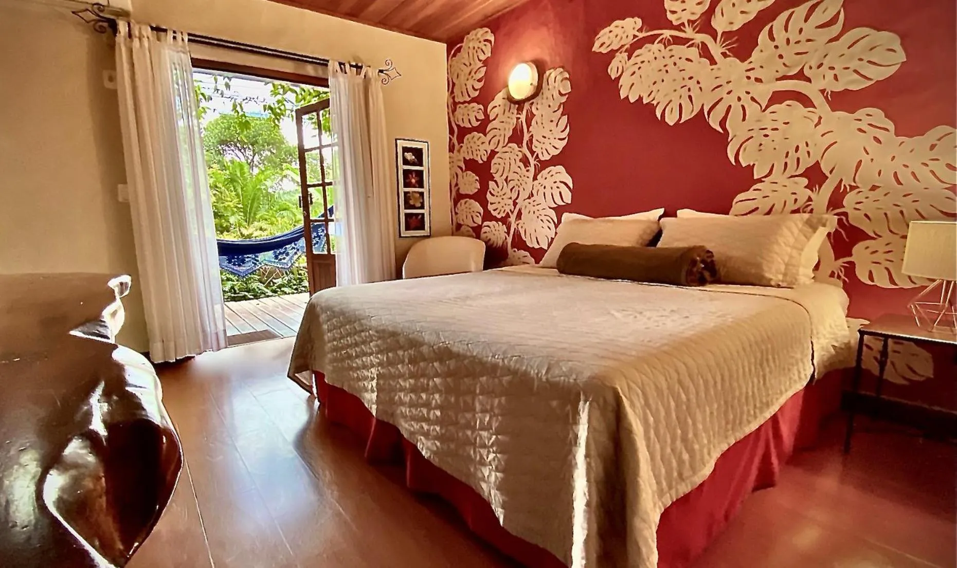 Bed in Pousada Vila Serrano