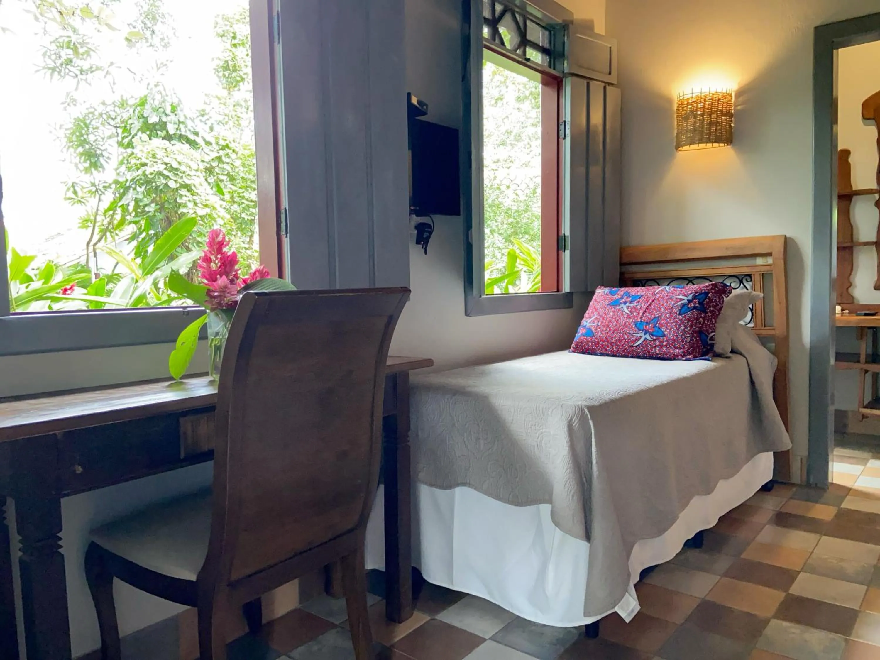 Bed in Pousada Vila Serrano
