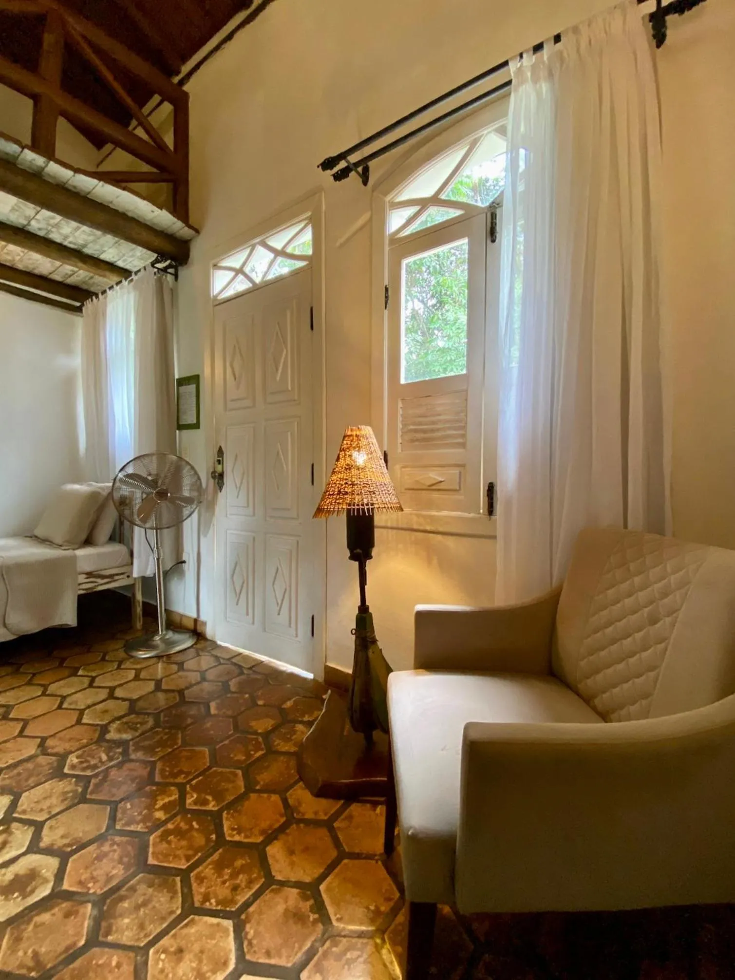 Bed in Pousada Vila Serrano