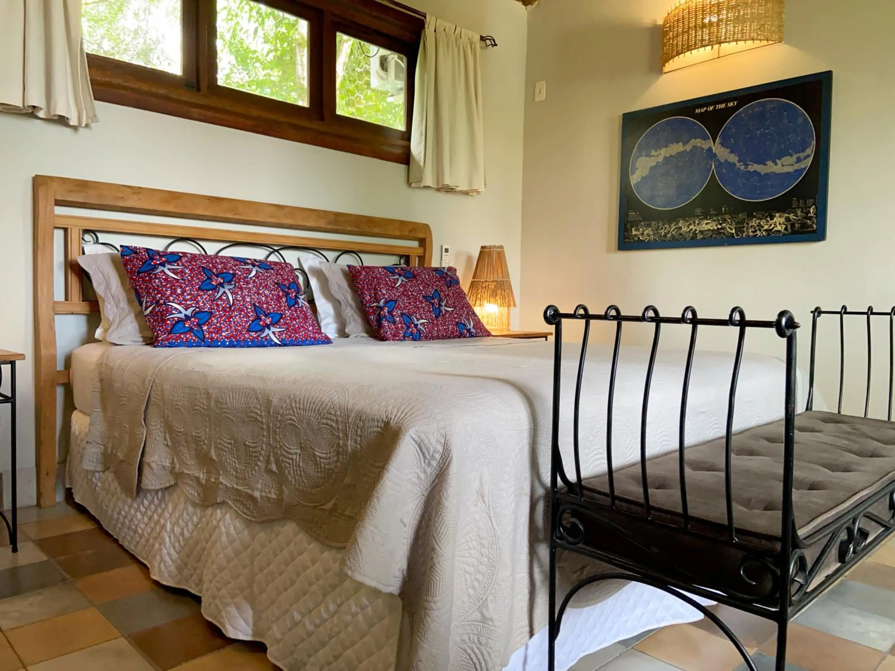 Bed in Pousada Vila Serrano
