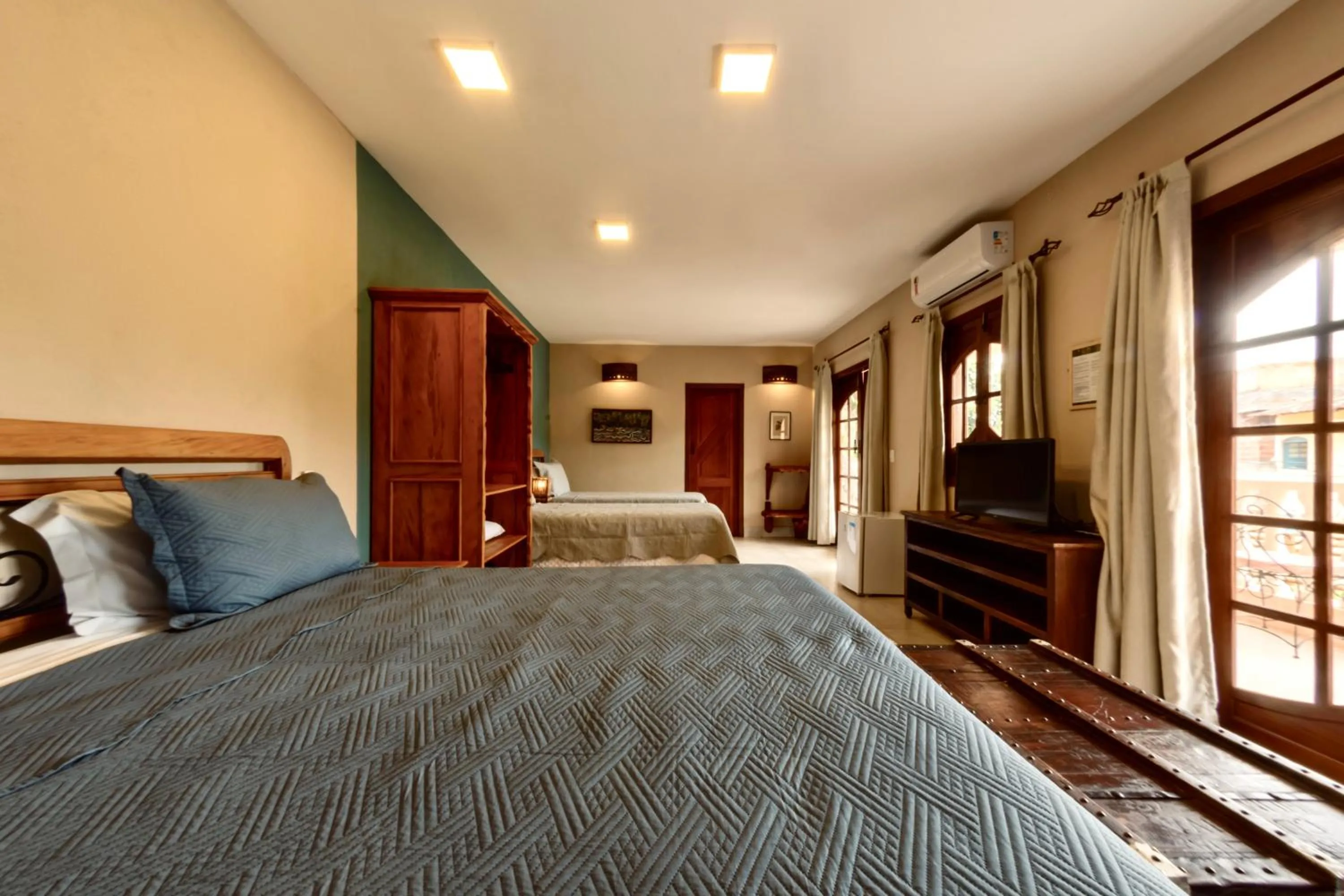 Bed in Pousada Vila Serrano