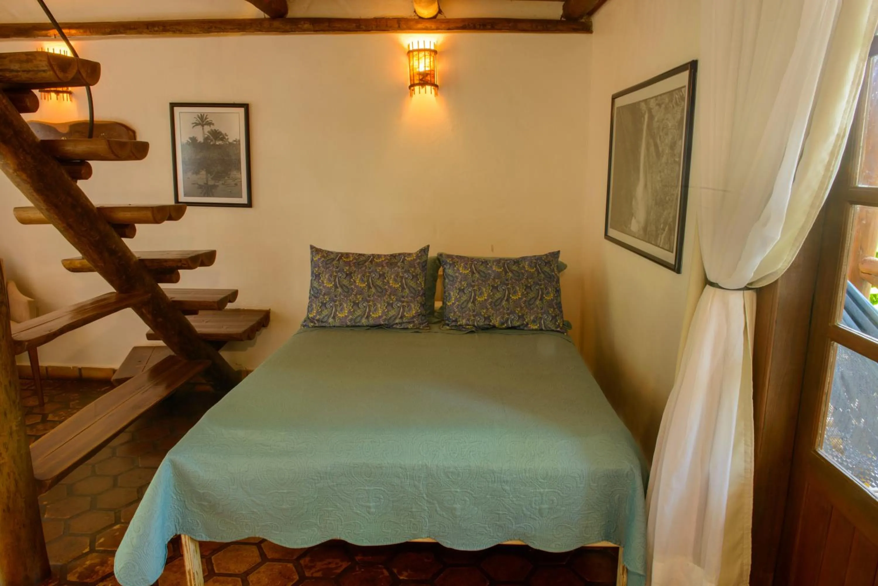 Bed in Pousada Vila Serrano