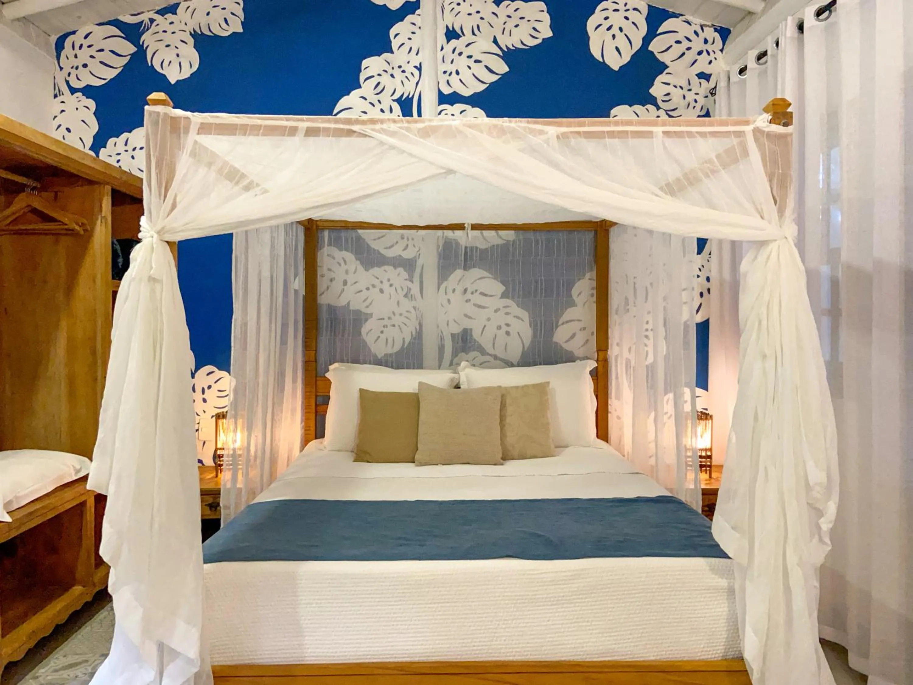 Bed in Pousada Vila Serrano