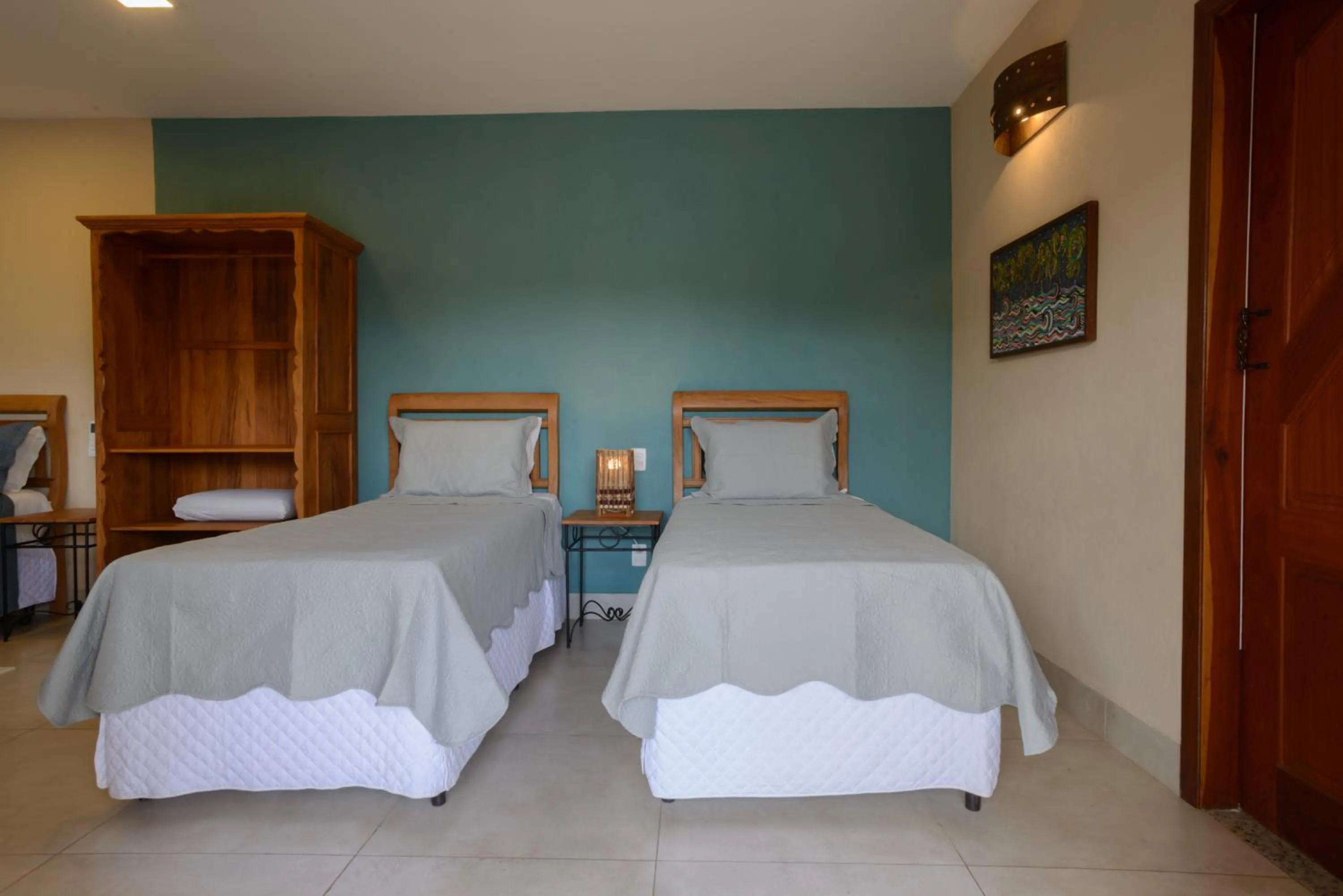 Bed in Pousada Vila Serrano
