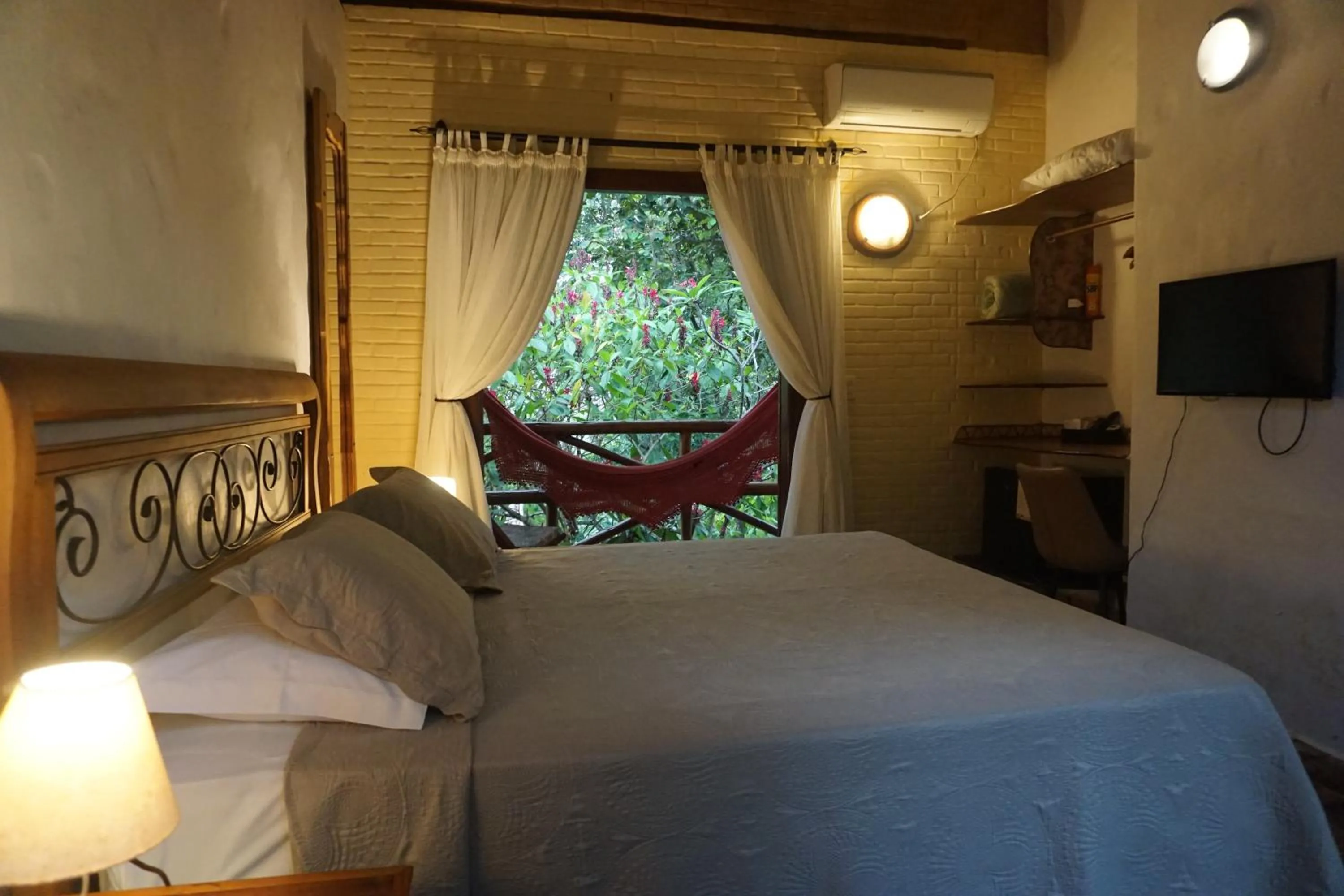 Bed in Pousada Vila Serrano