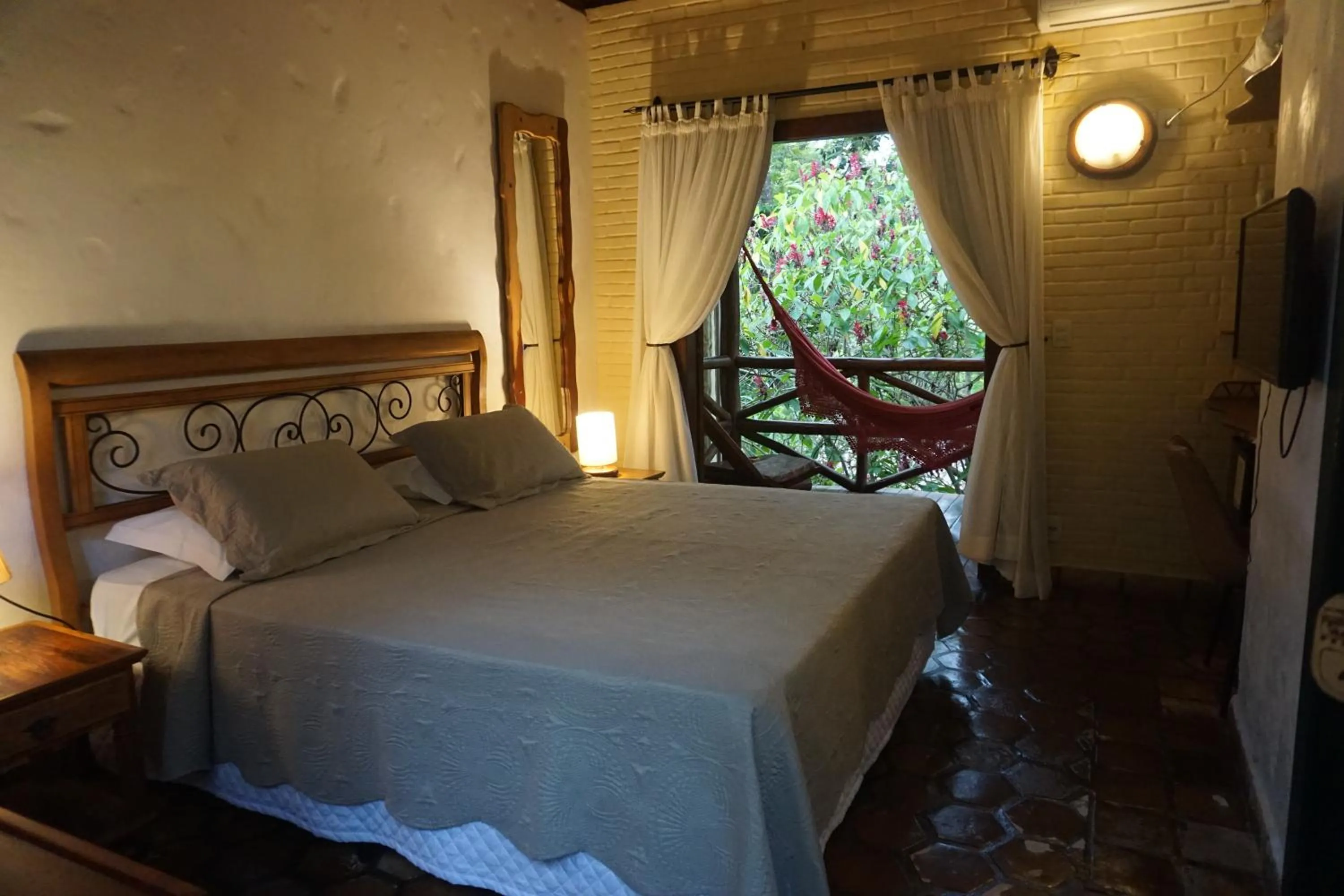 Bed in Pousada Vila Serrano