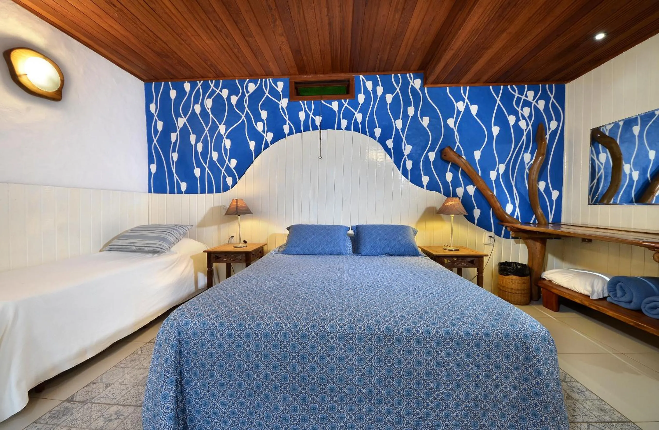 Bed in Pousada Vila Serrano
