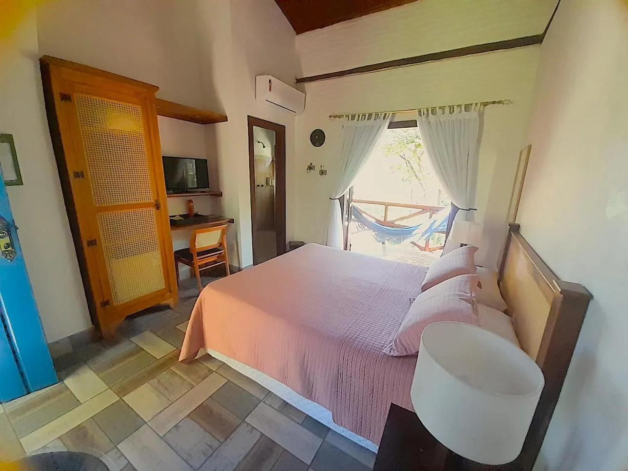 Bed in Pousada Vila Serrano