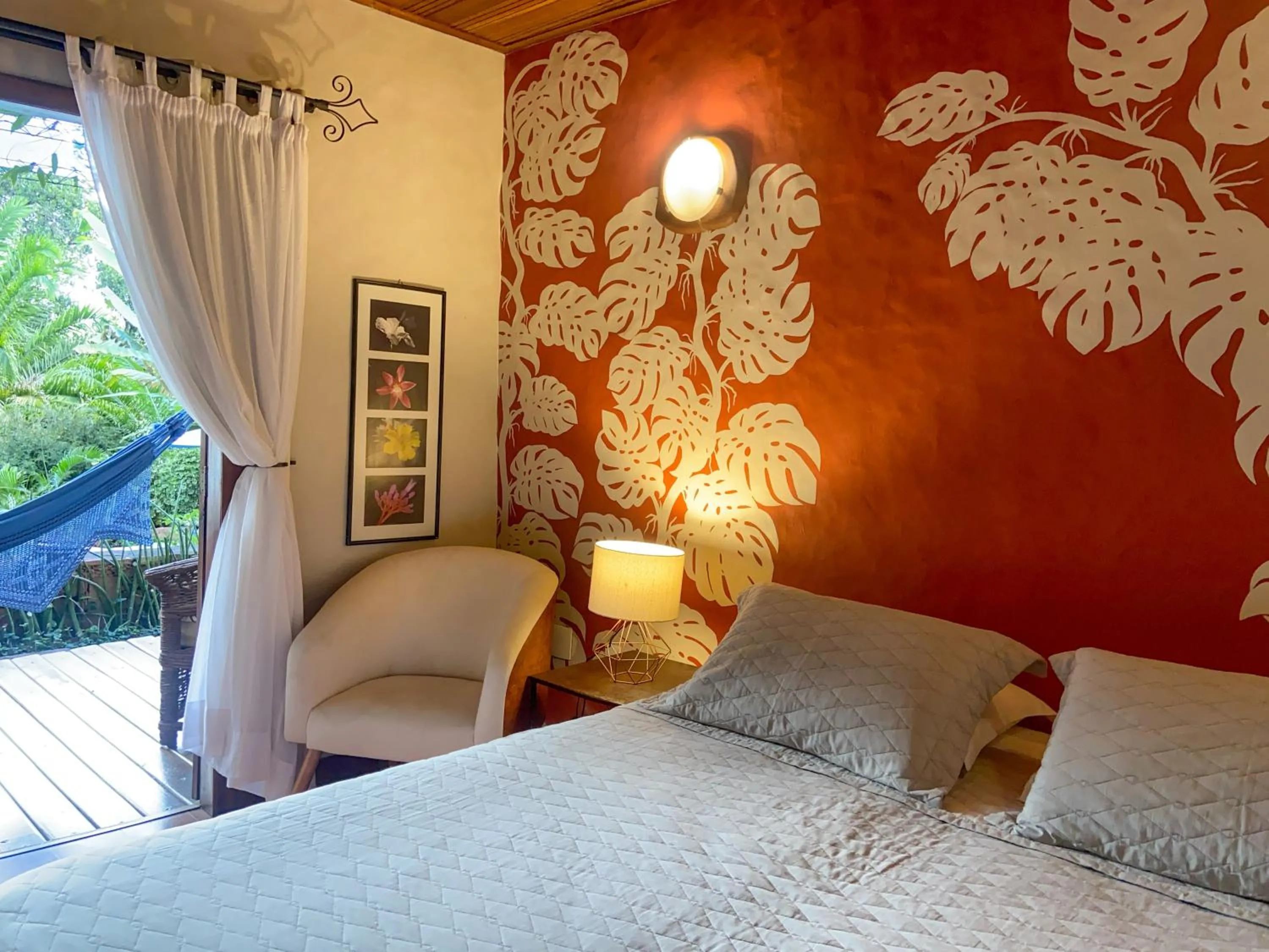 Bed in Pousada Vila Serrano