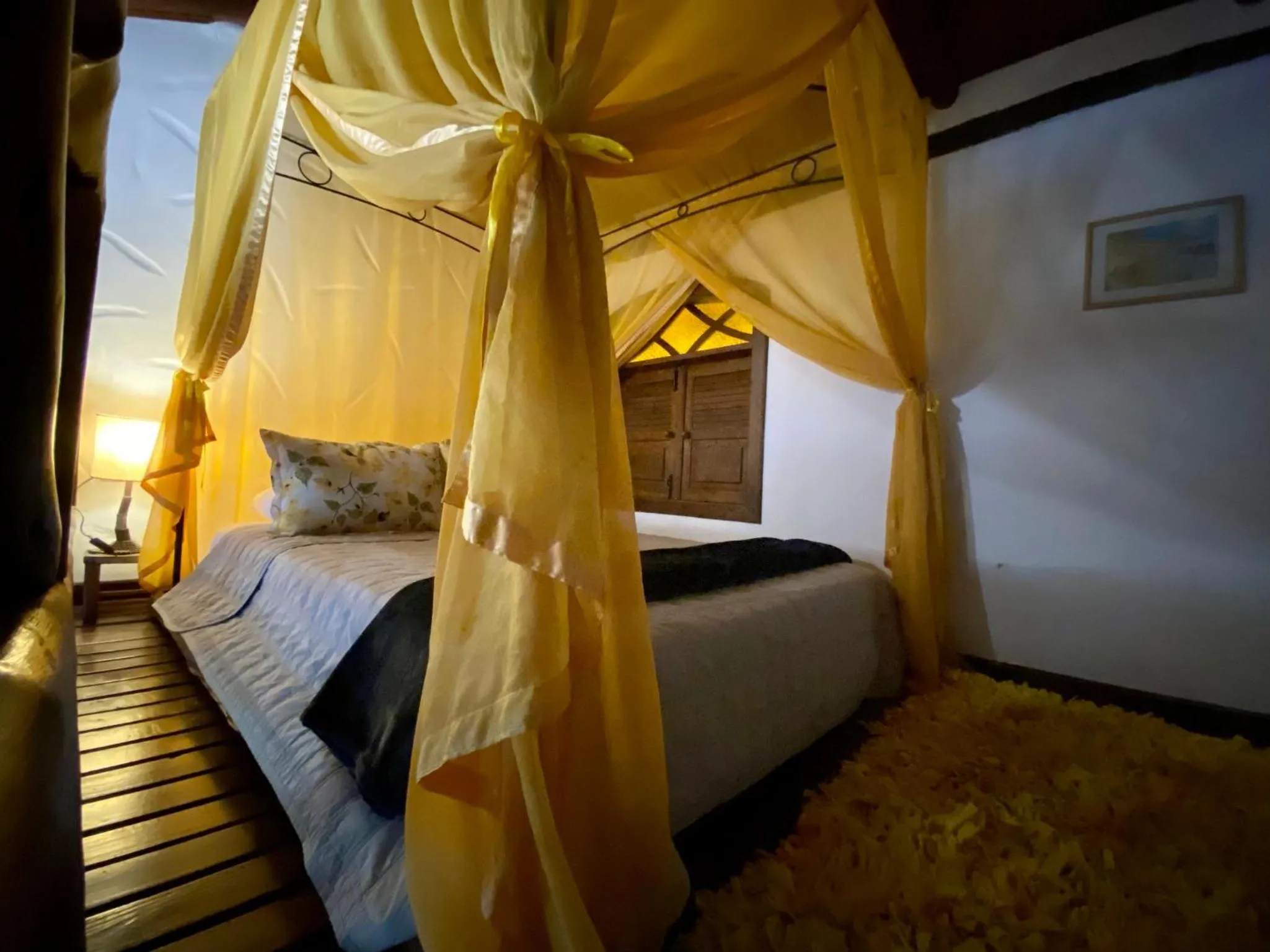 Bed in Pousada Vila Serrano