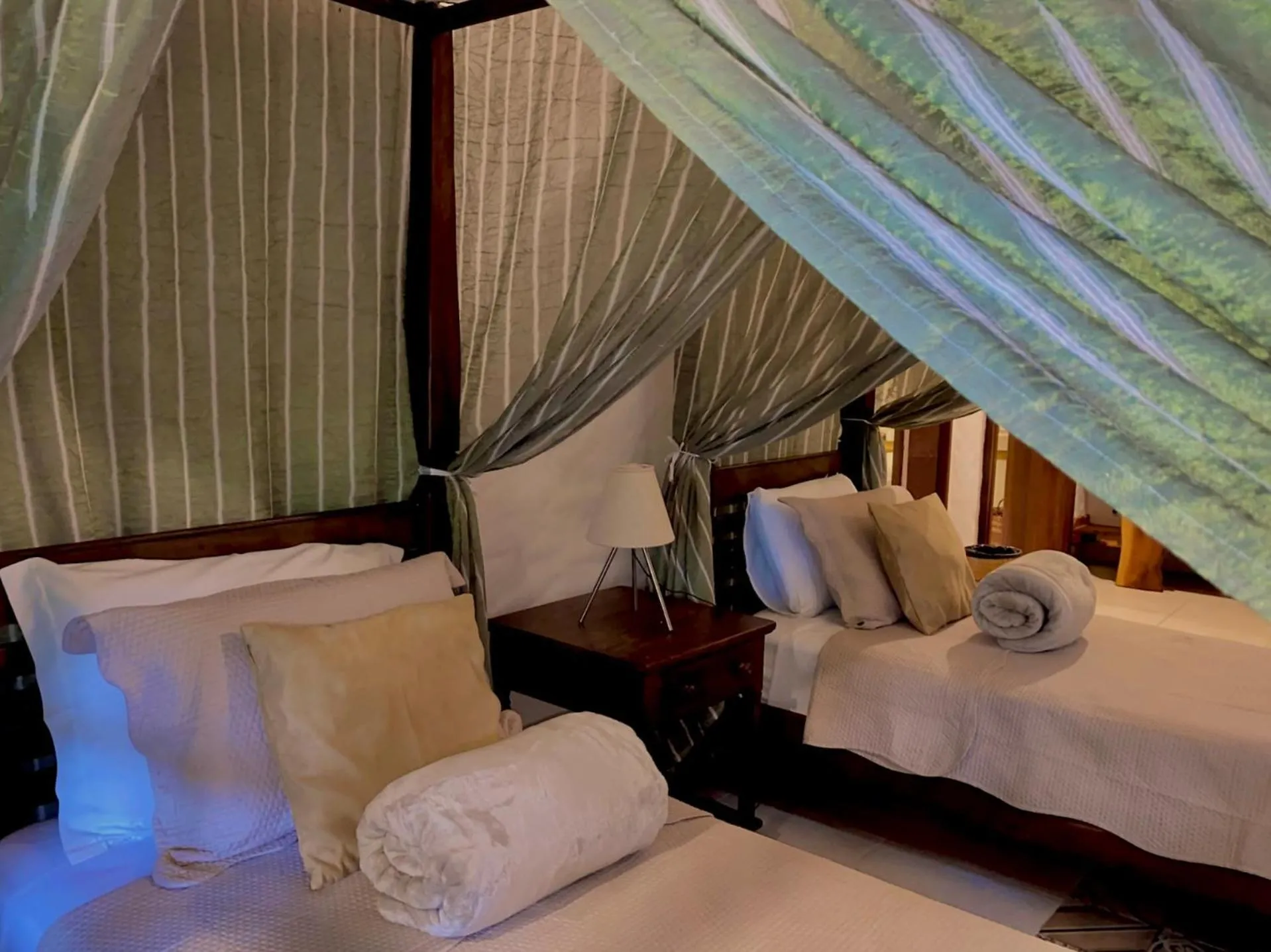 Bed in Pousada Vila Serrano
