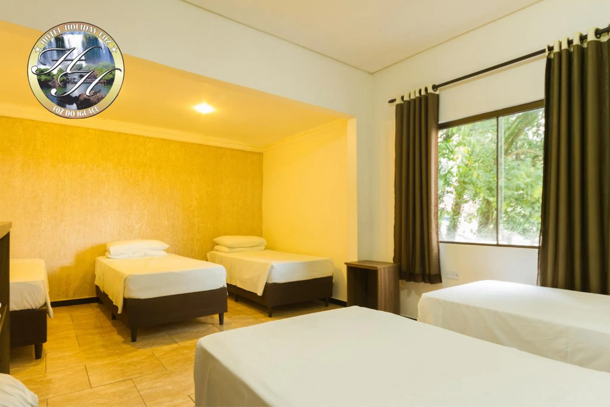 Bed in Hotel Holiday Foz