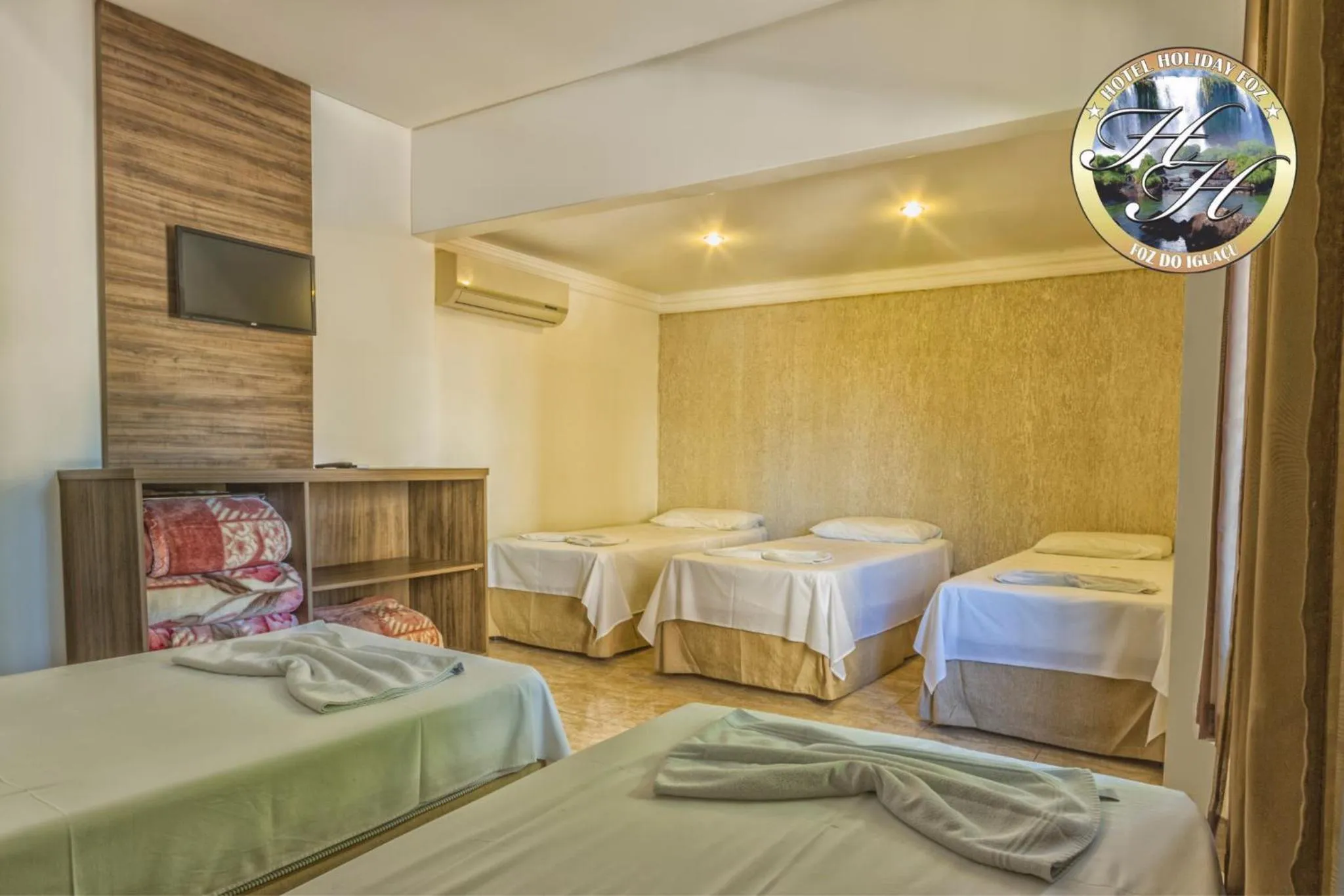 Bed in Hotel Holiday Foz