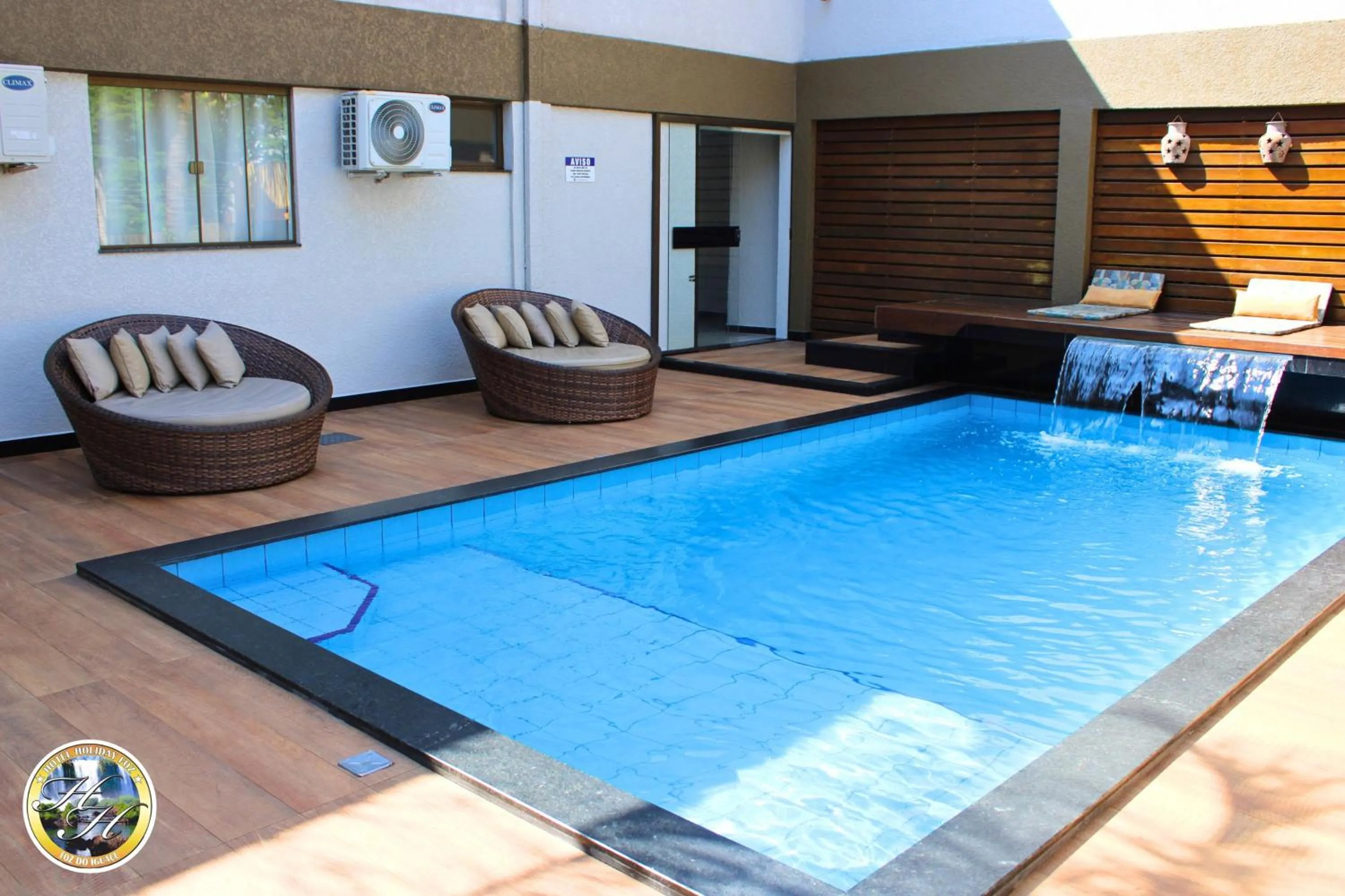 Seating area in Hotel Holiday Foz